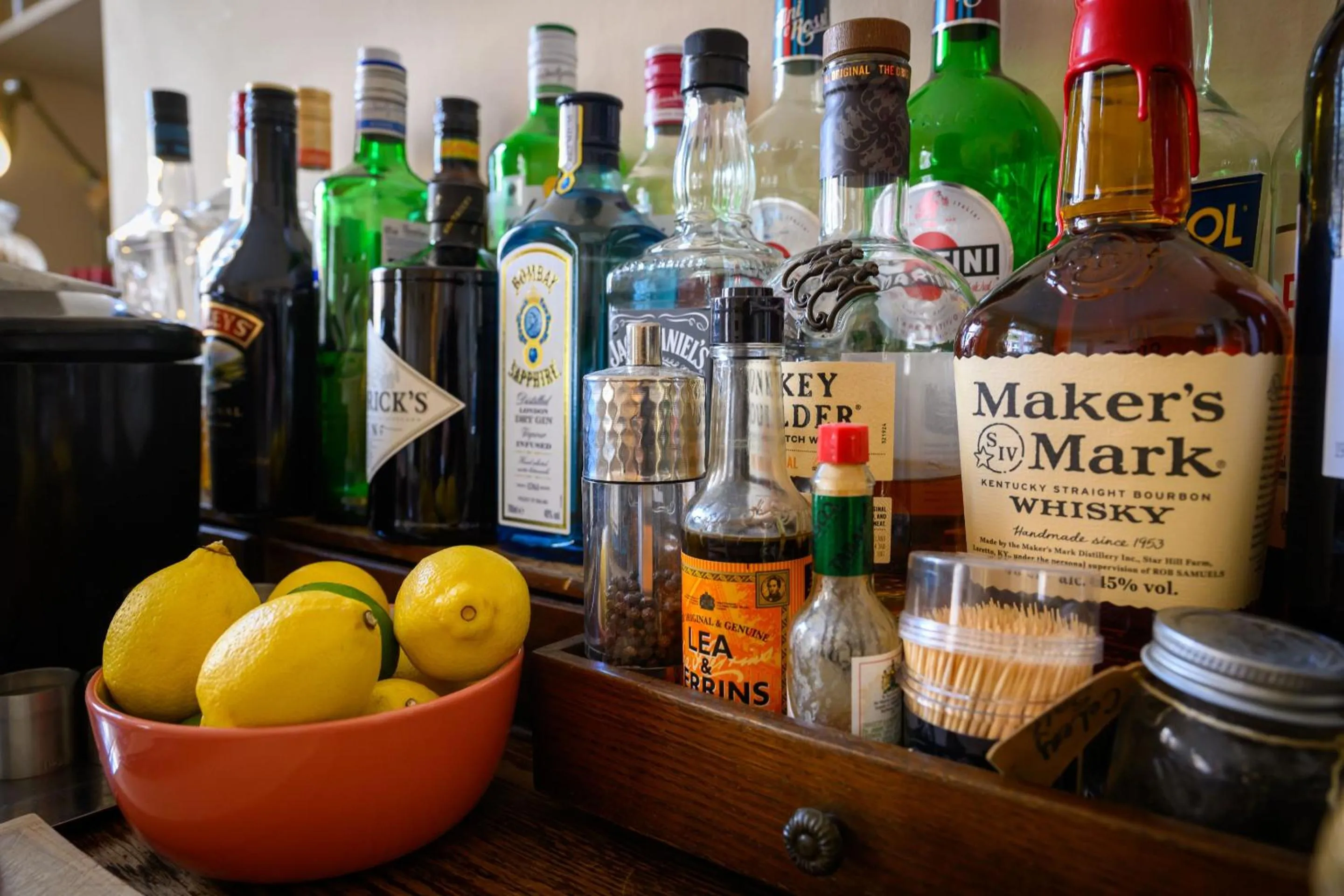 Living room in Darwin's Townhouse