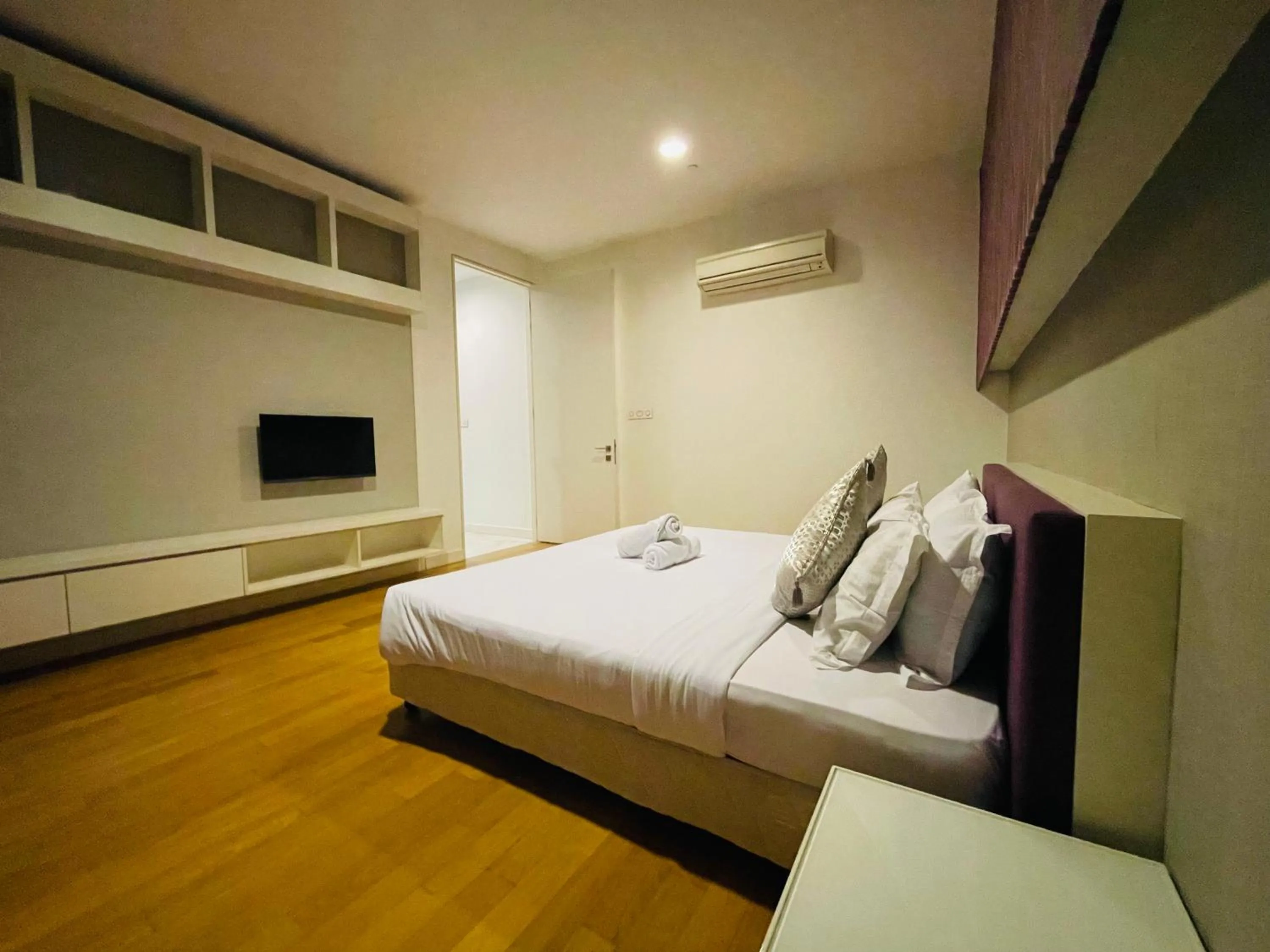 Bed in Castle Quest Residence