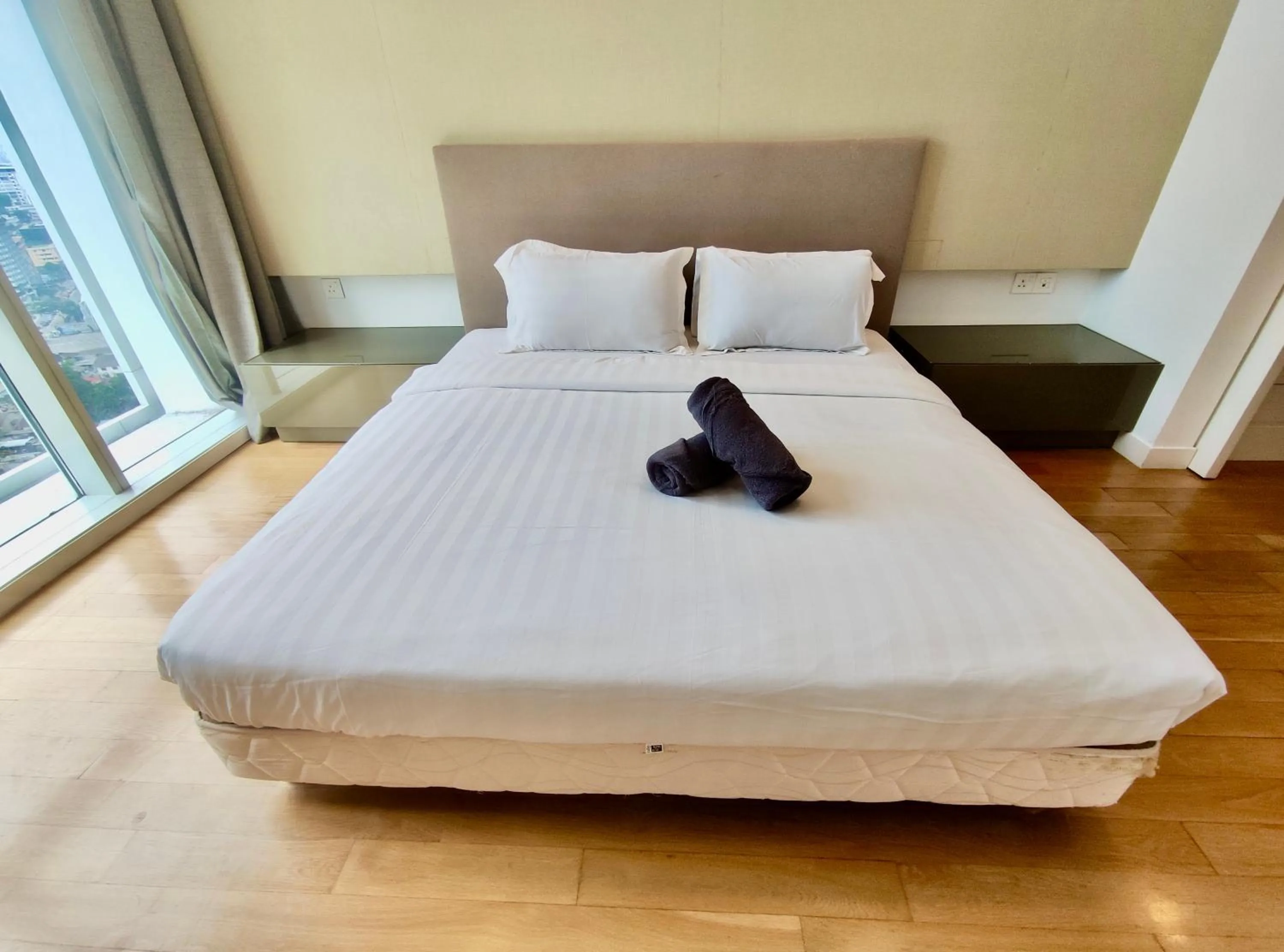 Bed in Castle Quest Residence