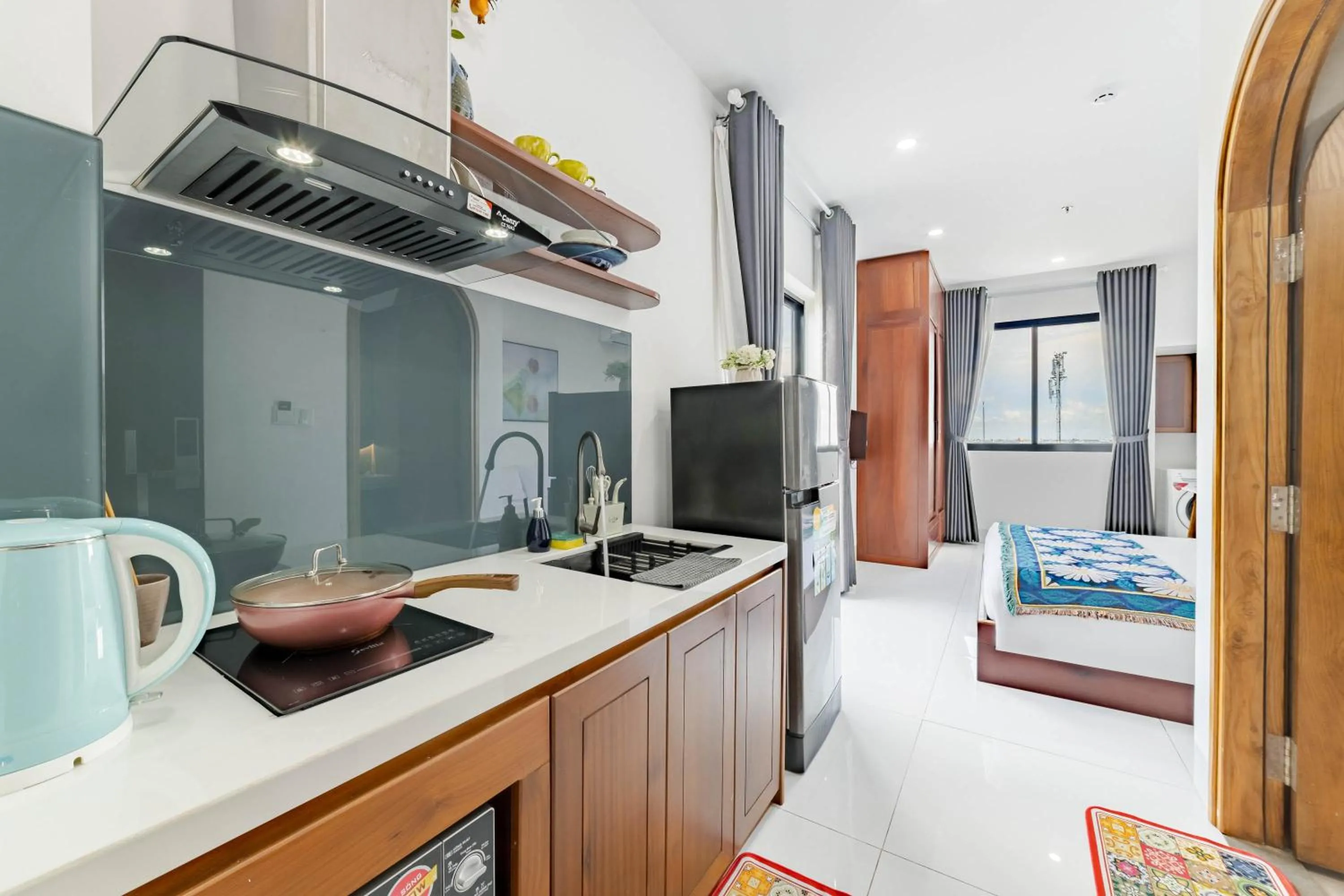 Bed in MTR Apartment & Hotel