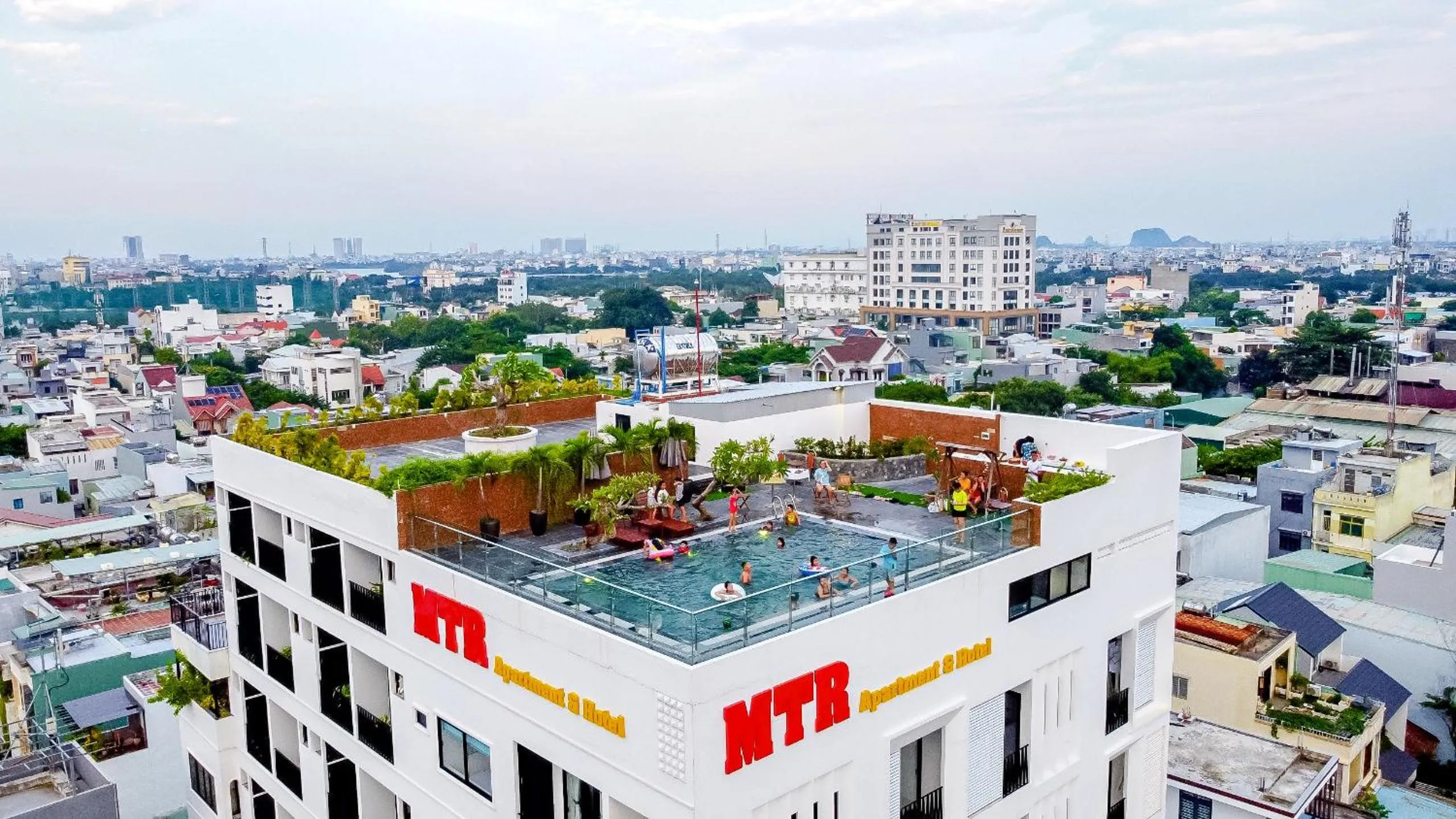 Pool view in MTR Apartment & Hotel