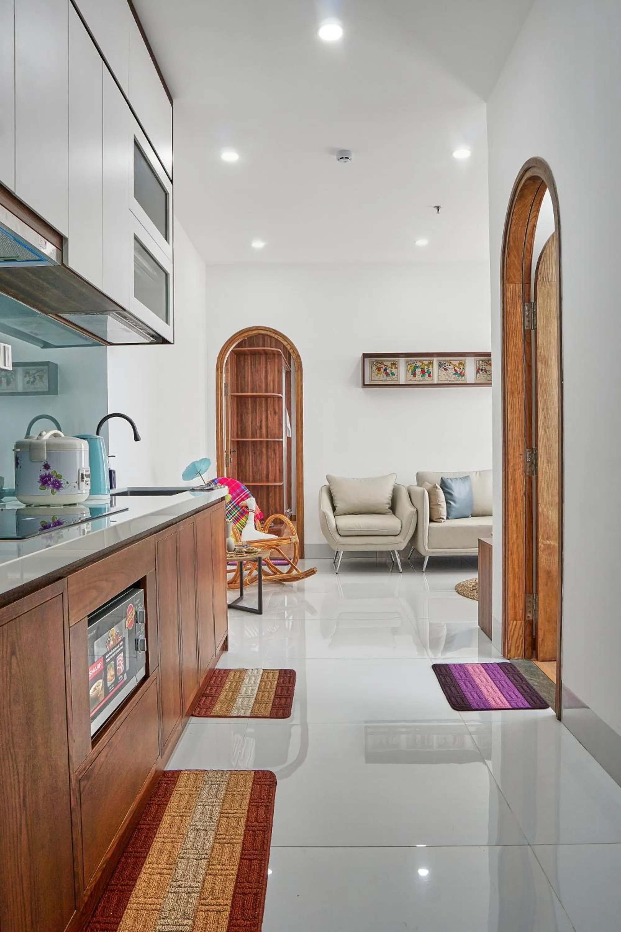 kitchen in MTR Apartment & Hotel