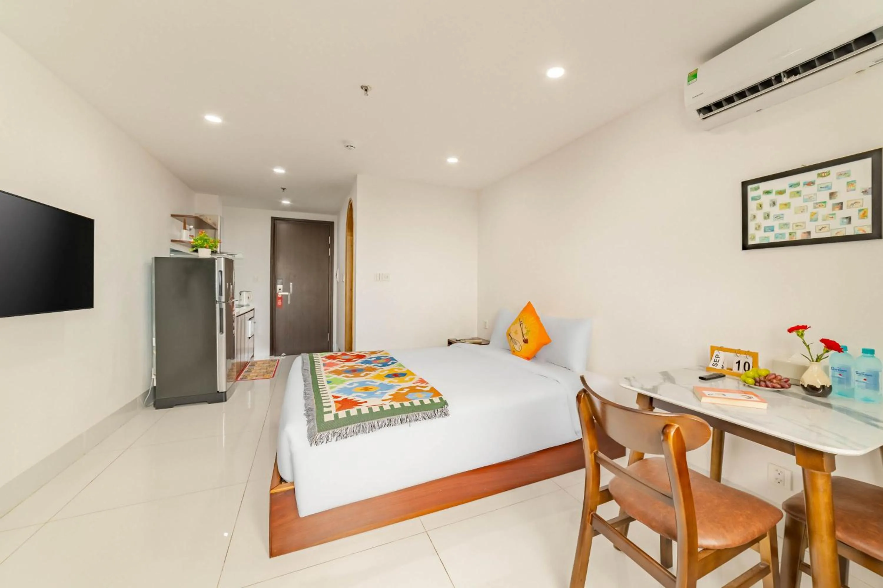 Bed in MTR Apartment & Hotel