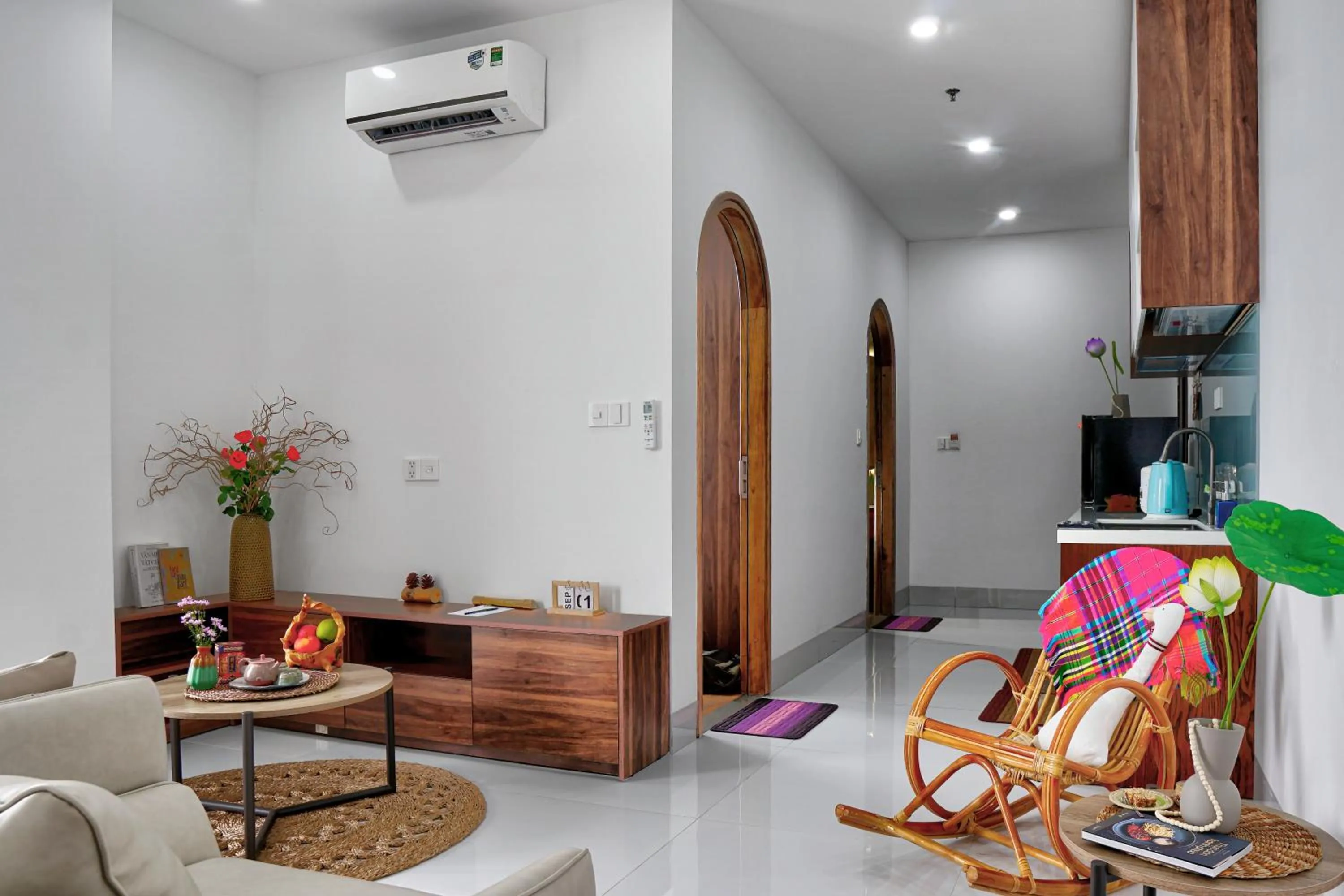 Living room in MTR Apartment & Hotel