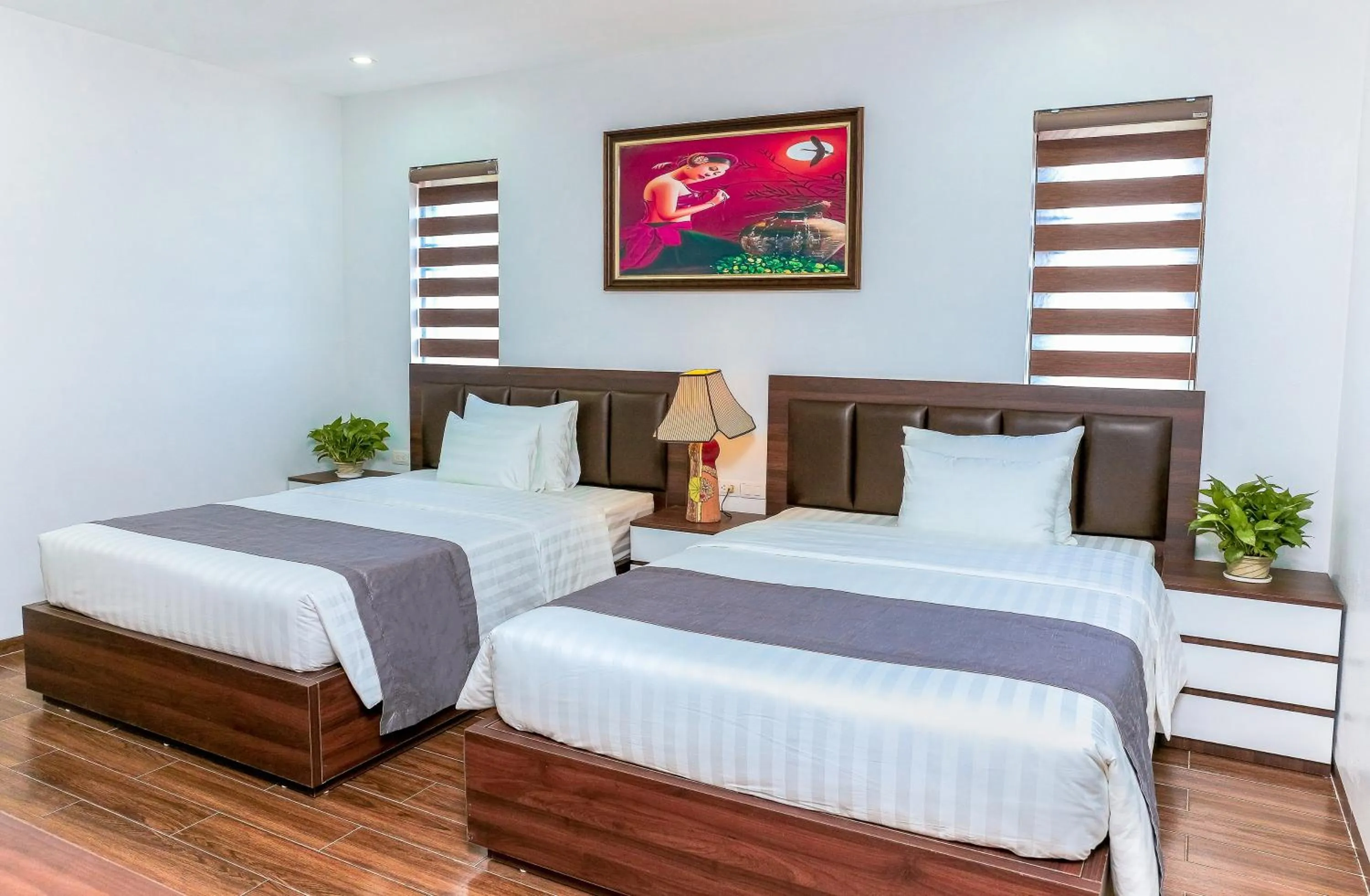 Bed in Yên Phong Hotel