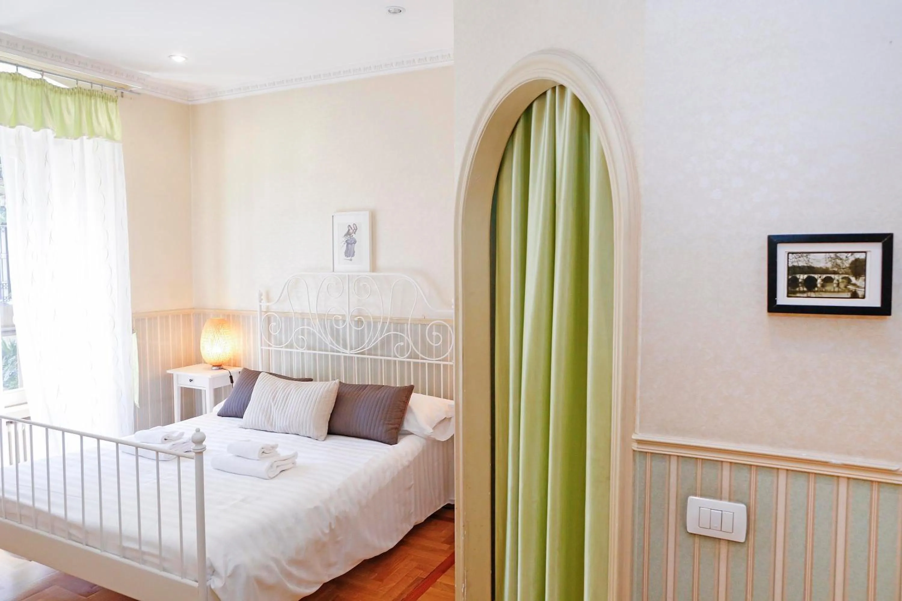 Bedroom, Bed in Apartment Felice