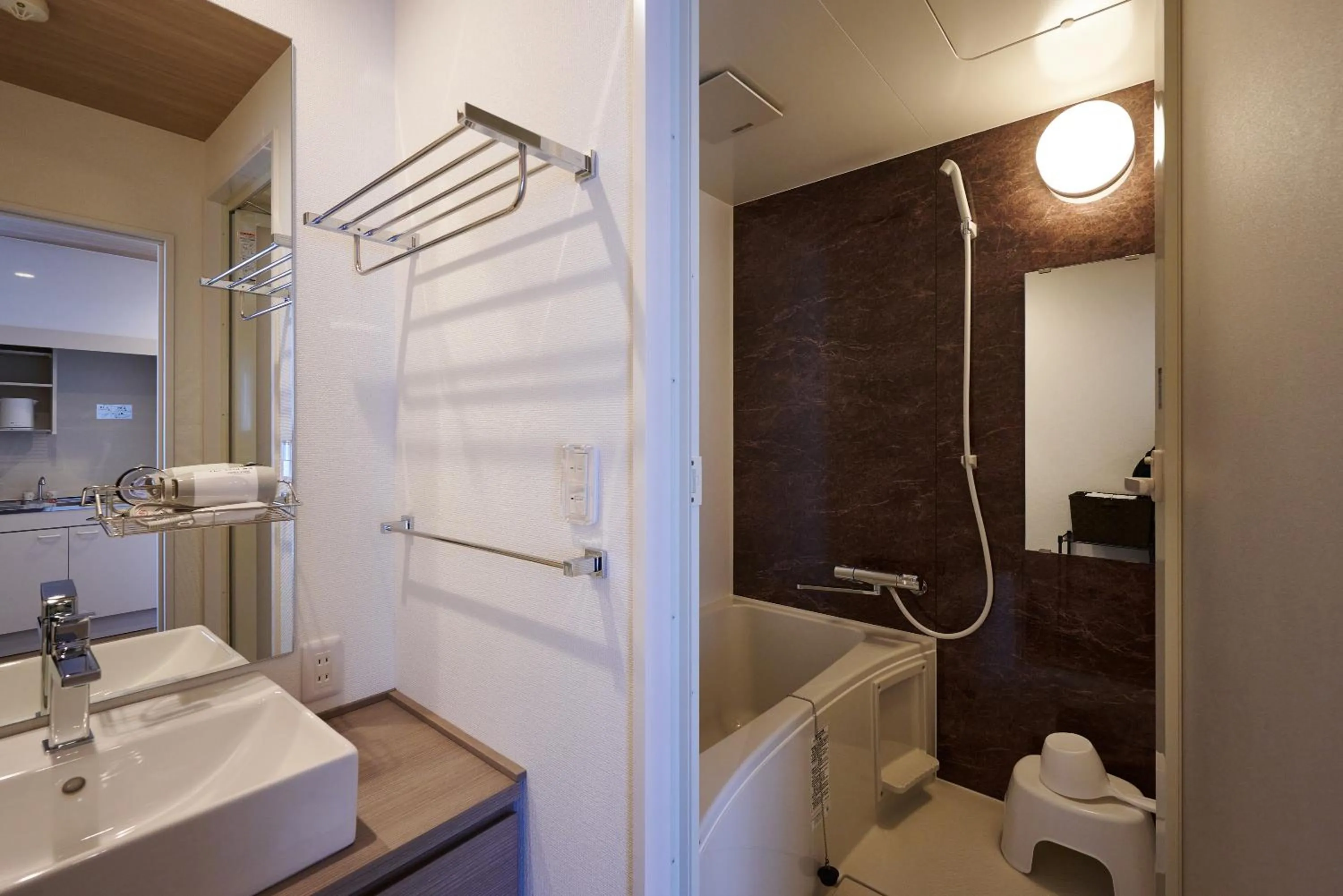 Bathroom in HOTEL R9 The Yard Kirishimakokubu