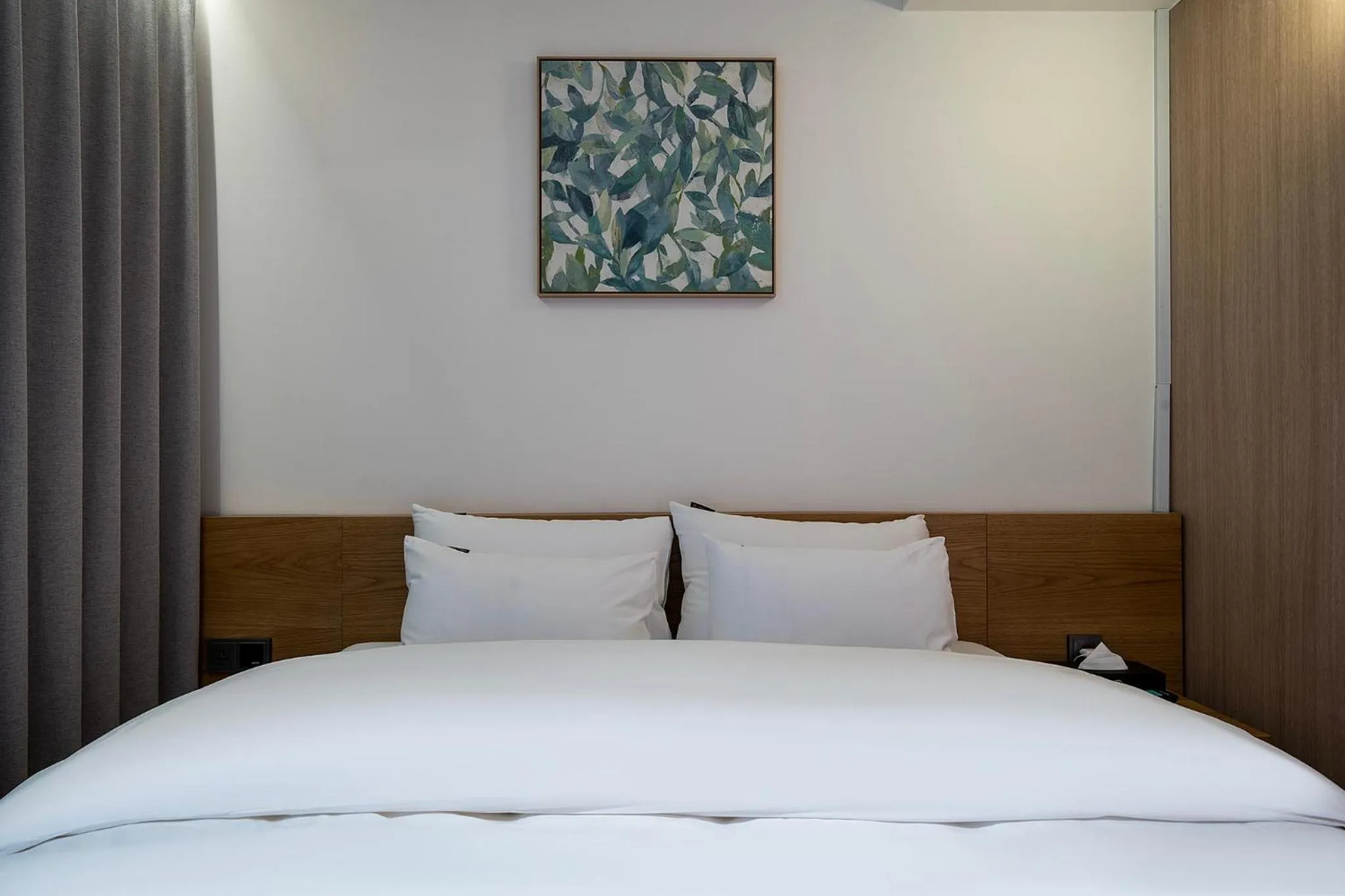 Bed in Brown Dot Hotel Daegu Suseong