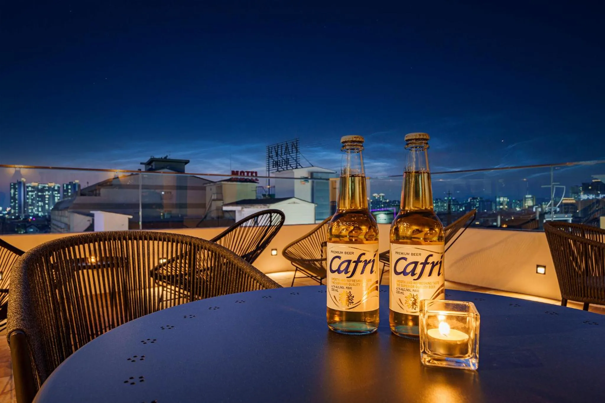 Balcony/Terrace in Brown Dot Hotel Daegu Suseong