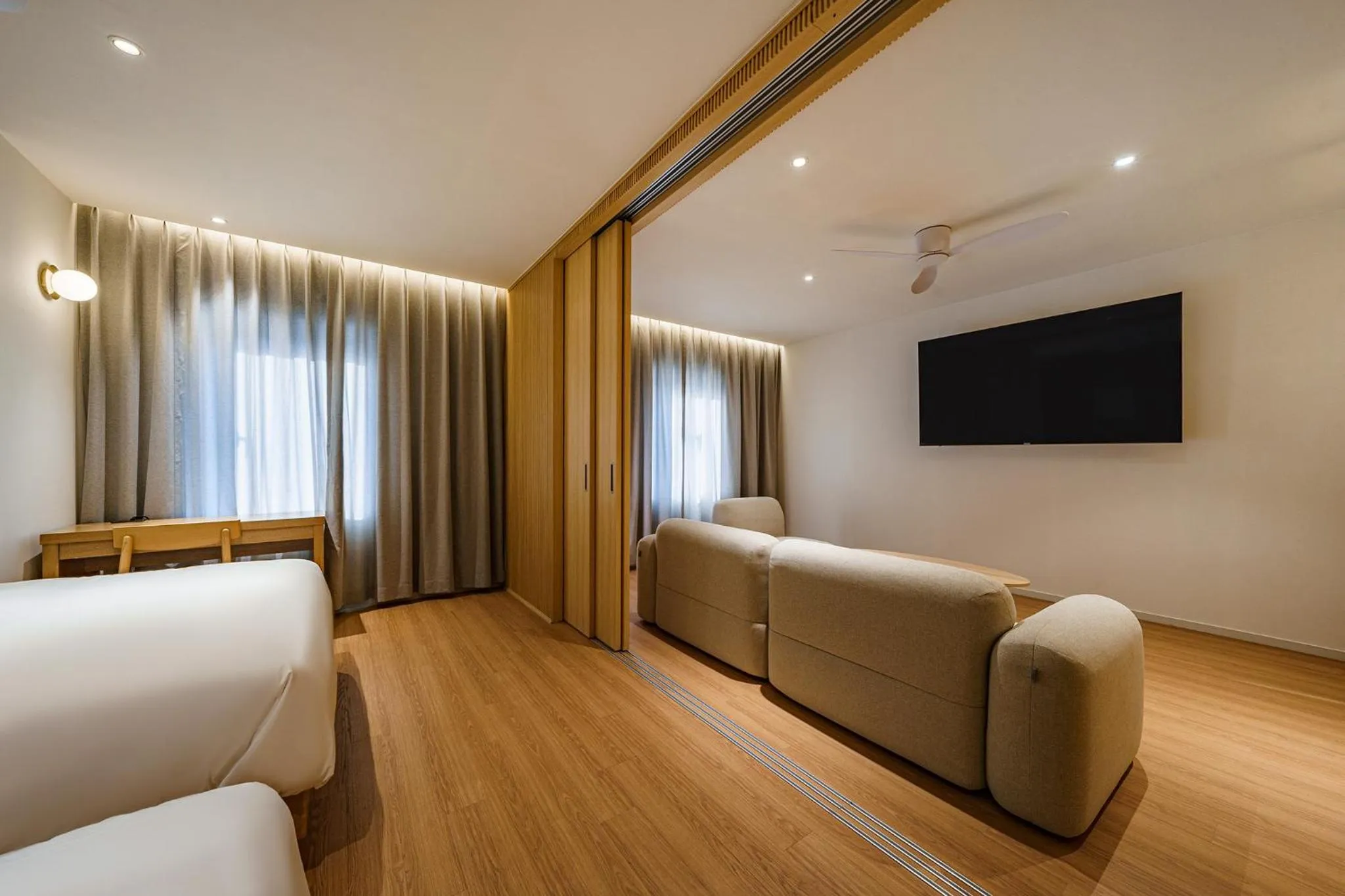 Bed in Brown Dot Hotel Daegu Suseong