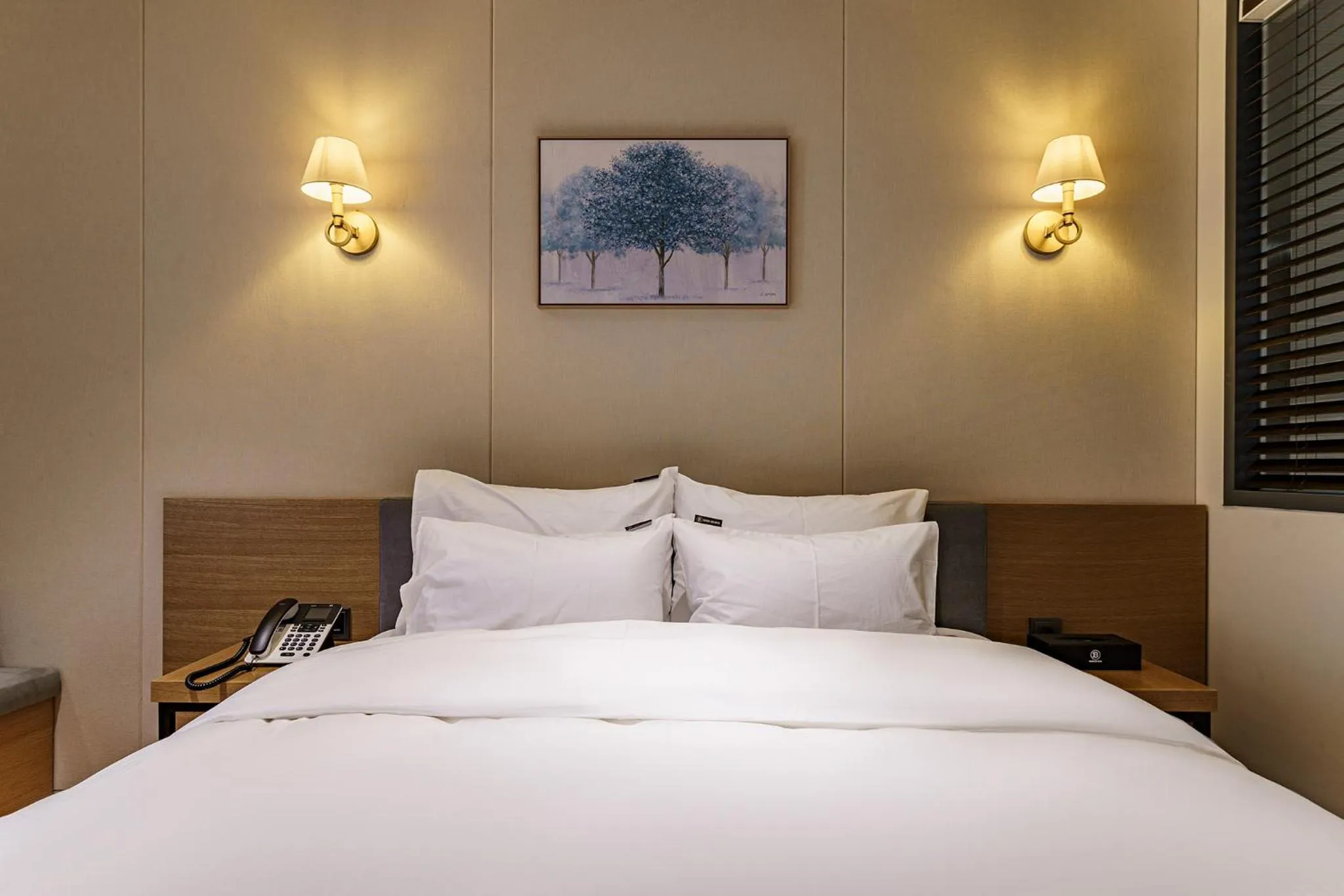 Bed in Brown Dot Hotel Daegu Suseong