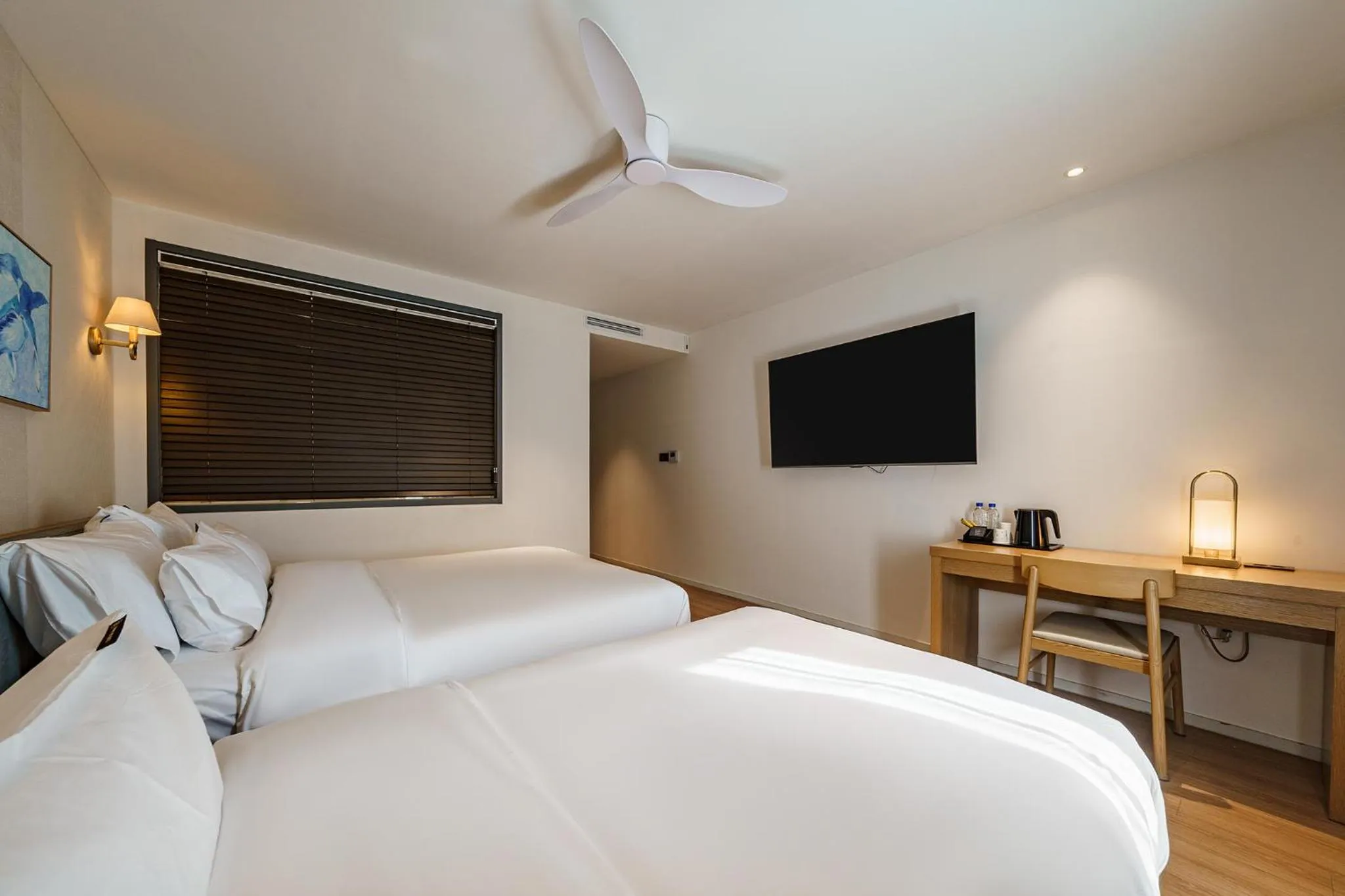 Bed in Brown Dot Hotel Daegu Suseong