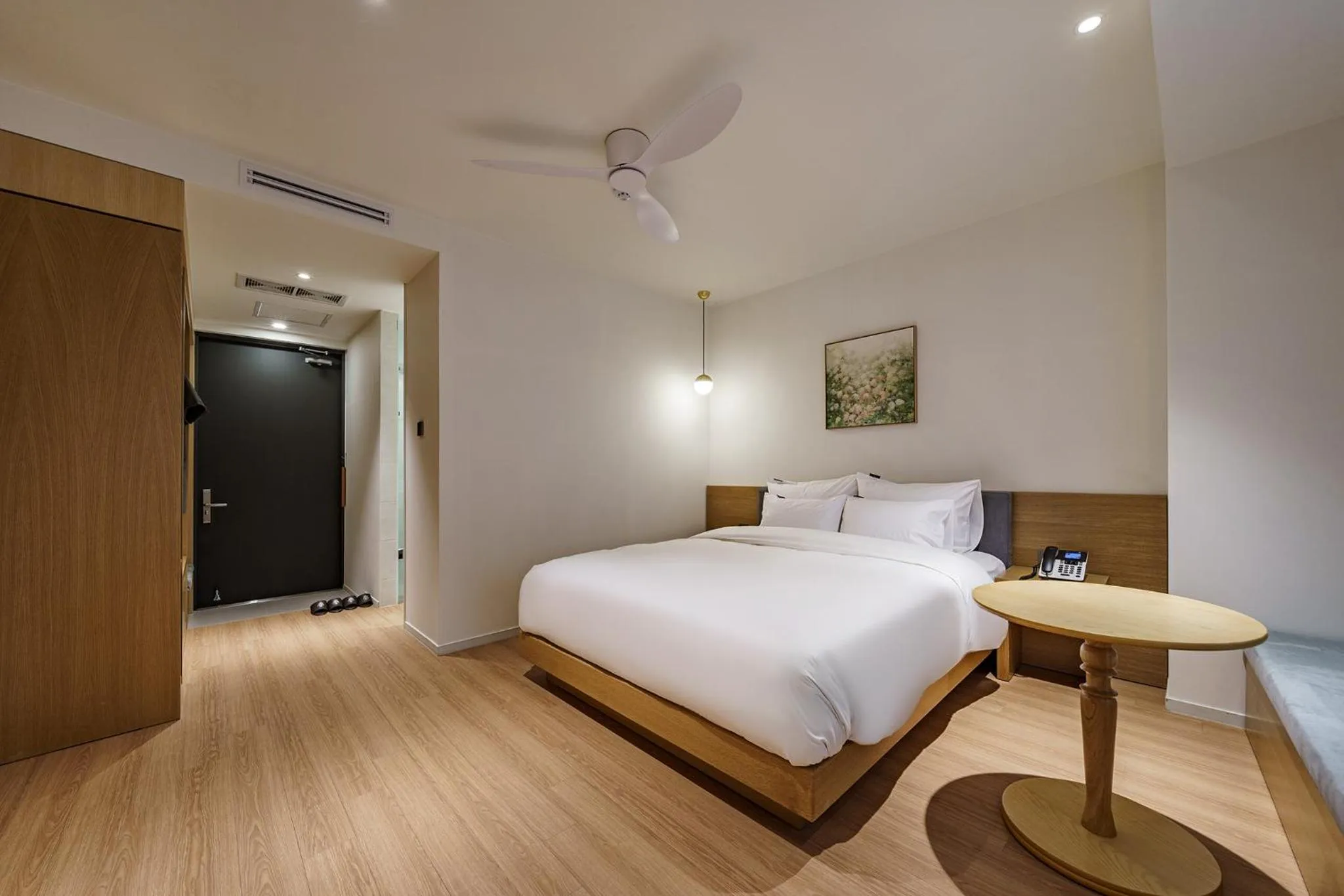 Bed in Brown Dot Hotel Daegu Suseong