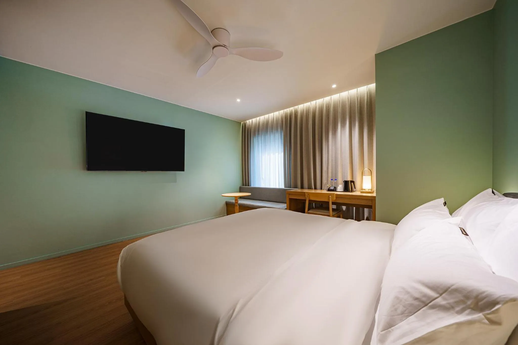 Bed in Brown Dot Hotel Daegu Suseong