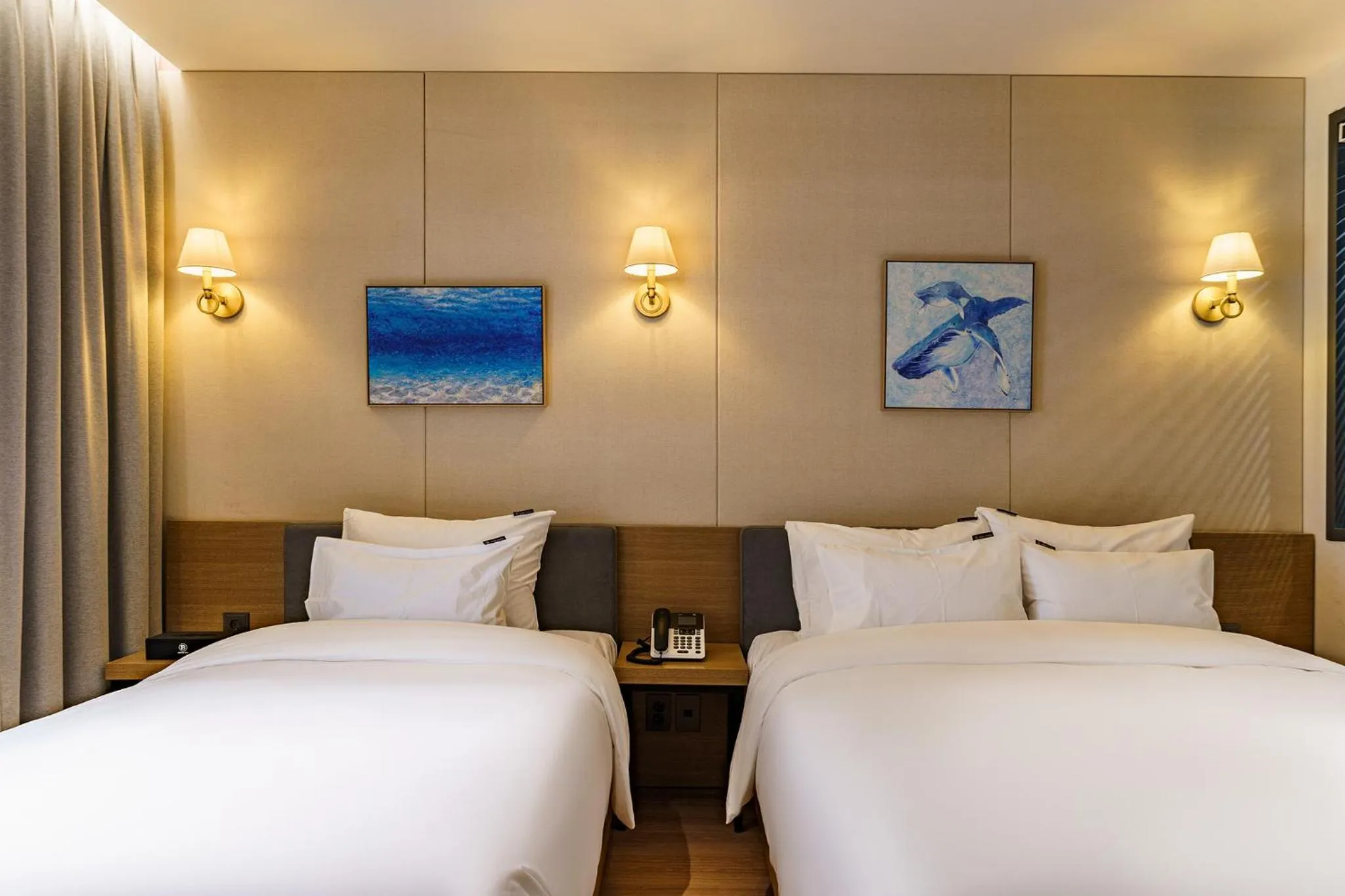 Bed in Brown Dot Hotel Daegu Suseong