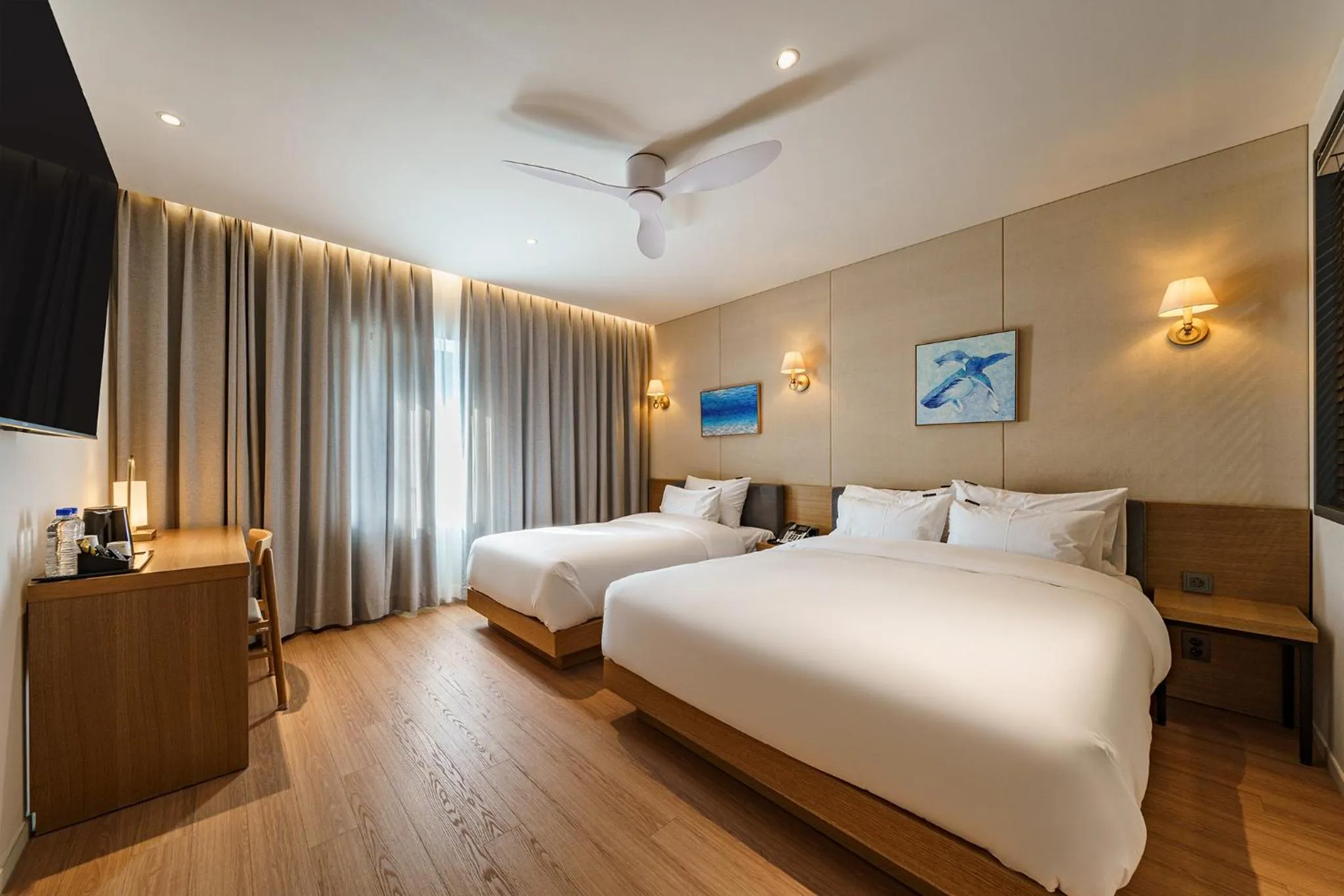 Bed in Brown Dot Hotel Daegu Suseong