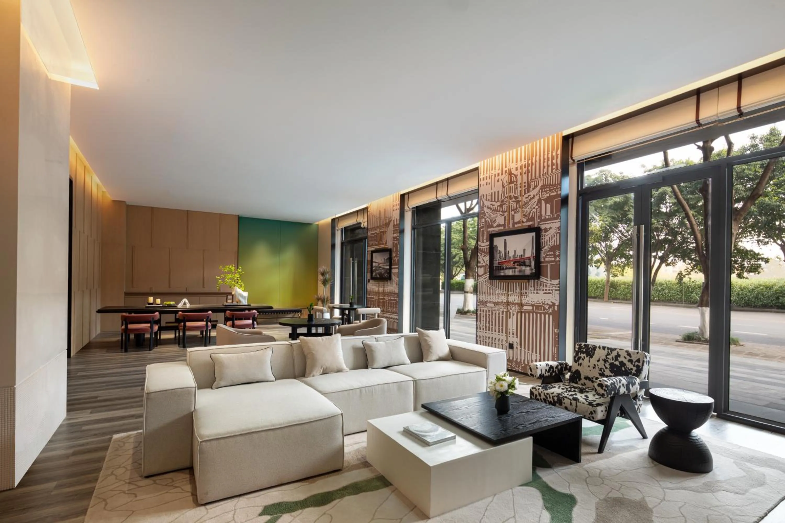 Seating area in Somerset Chayuan Chongqing