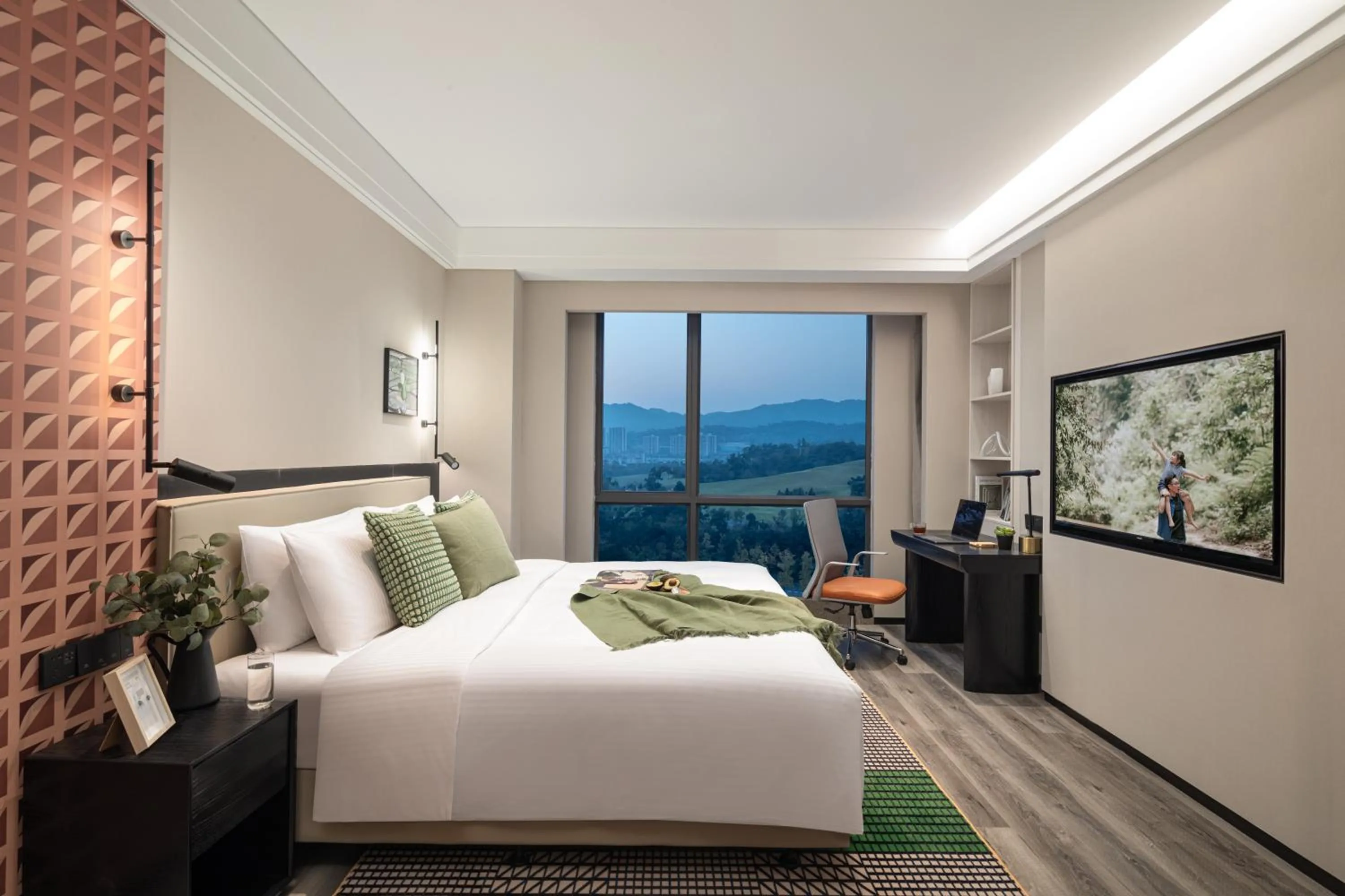 Bedroom, Bed in Somerset Chayuan Chongqing