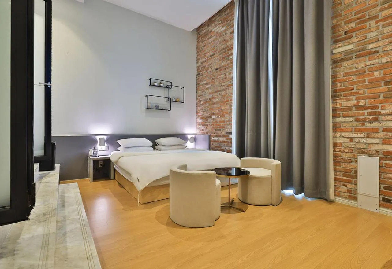 Bed in Brown Dot Hotel Ulsan Samsan