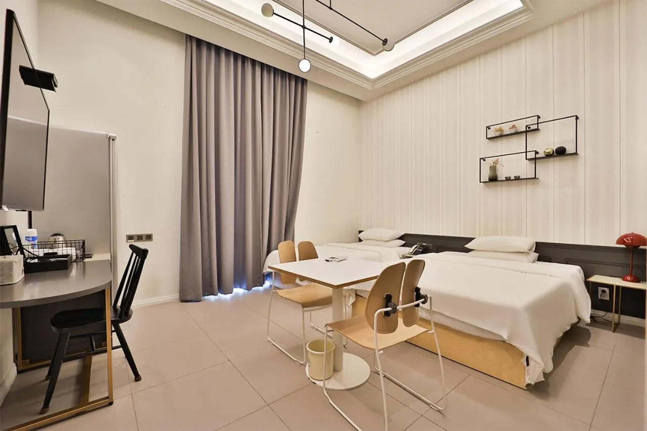 Bed in Brown Dot Hotel Ulsan Samsan