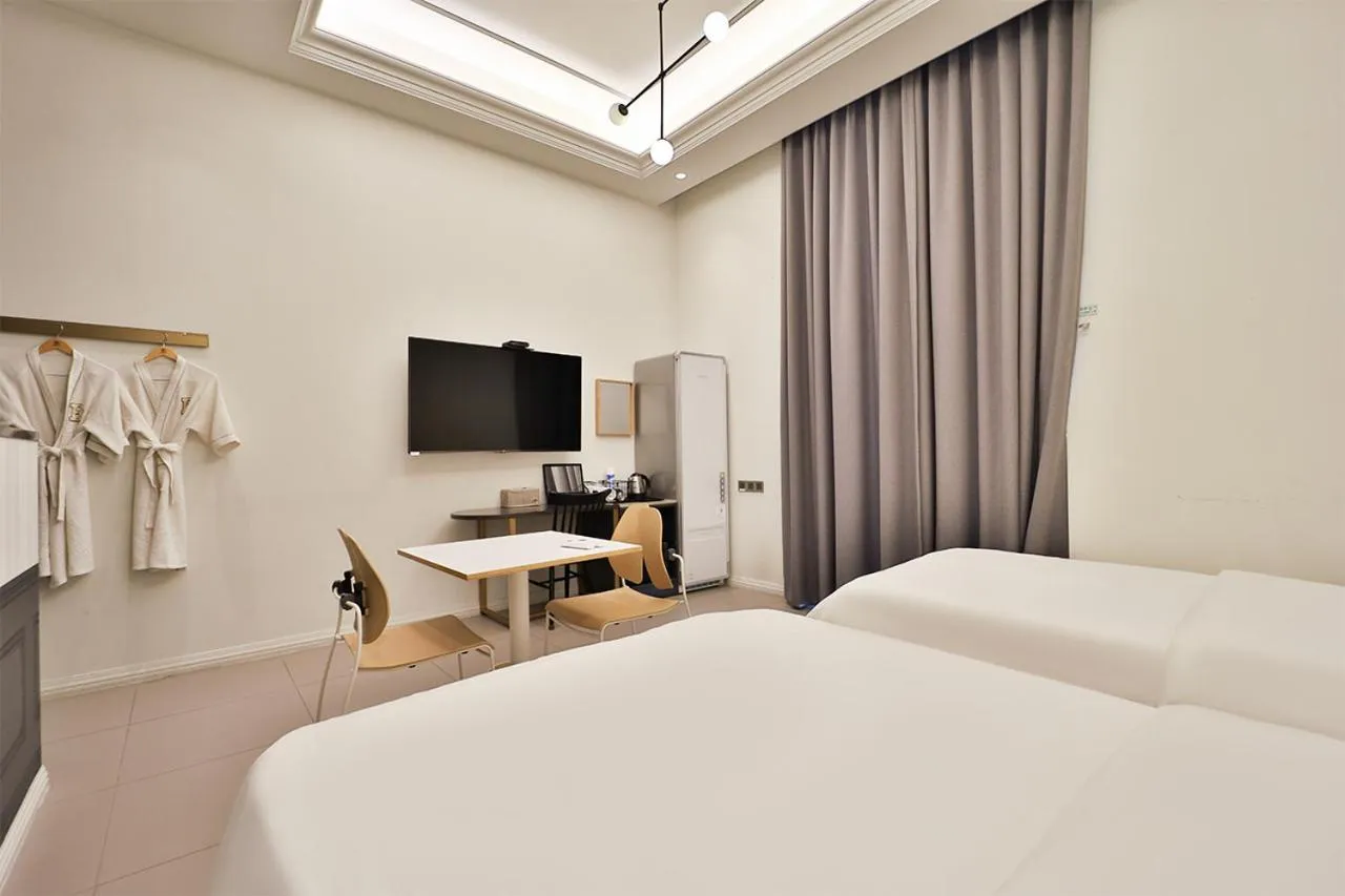 Bed in Brown Dot Hotel Ulsan Samsan