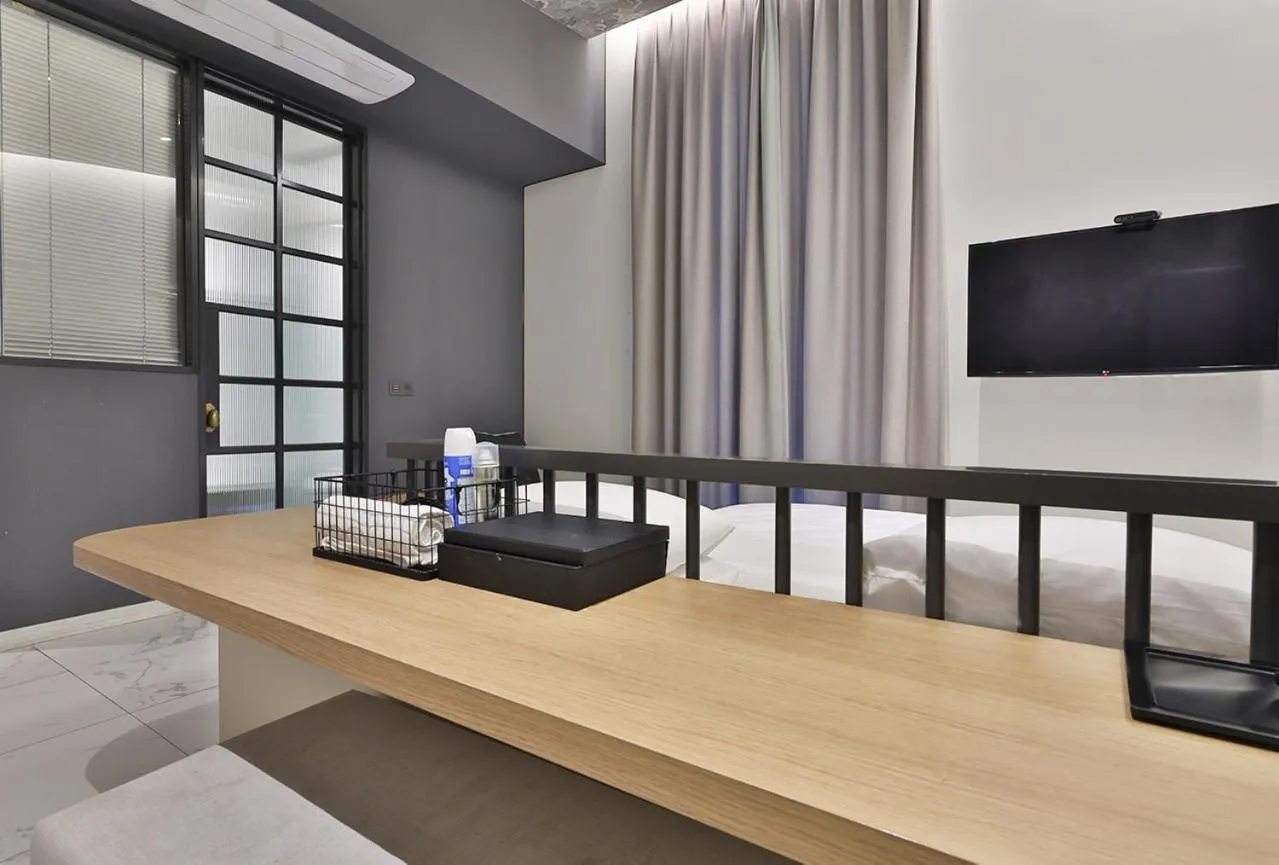 Bed in Brown Dot Hotel Ulsan Samsan