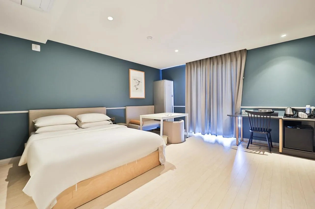 Bed in Brown Dot Hotel Ulsan Samsan