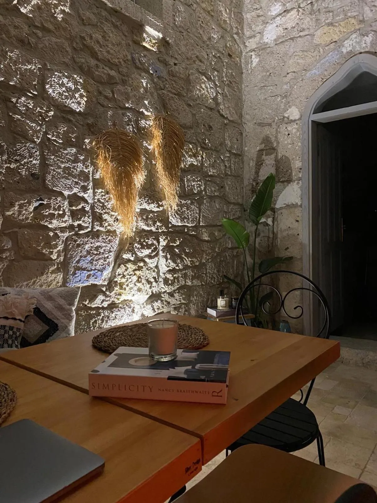 Inner courtyard view in Aliko Hotel