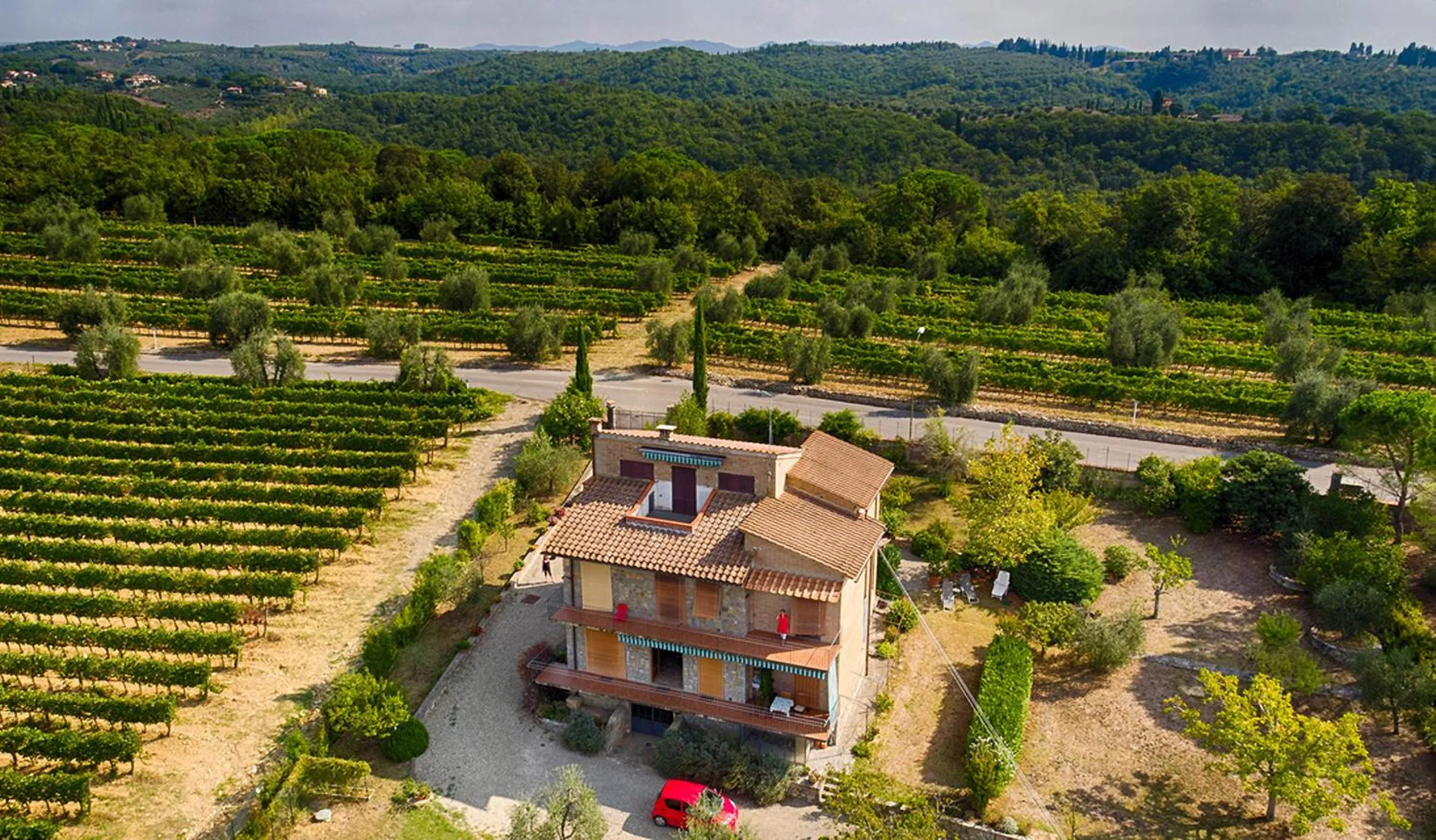 Bird's eye view in B&B Casa Certosa