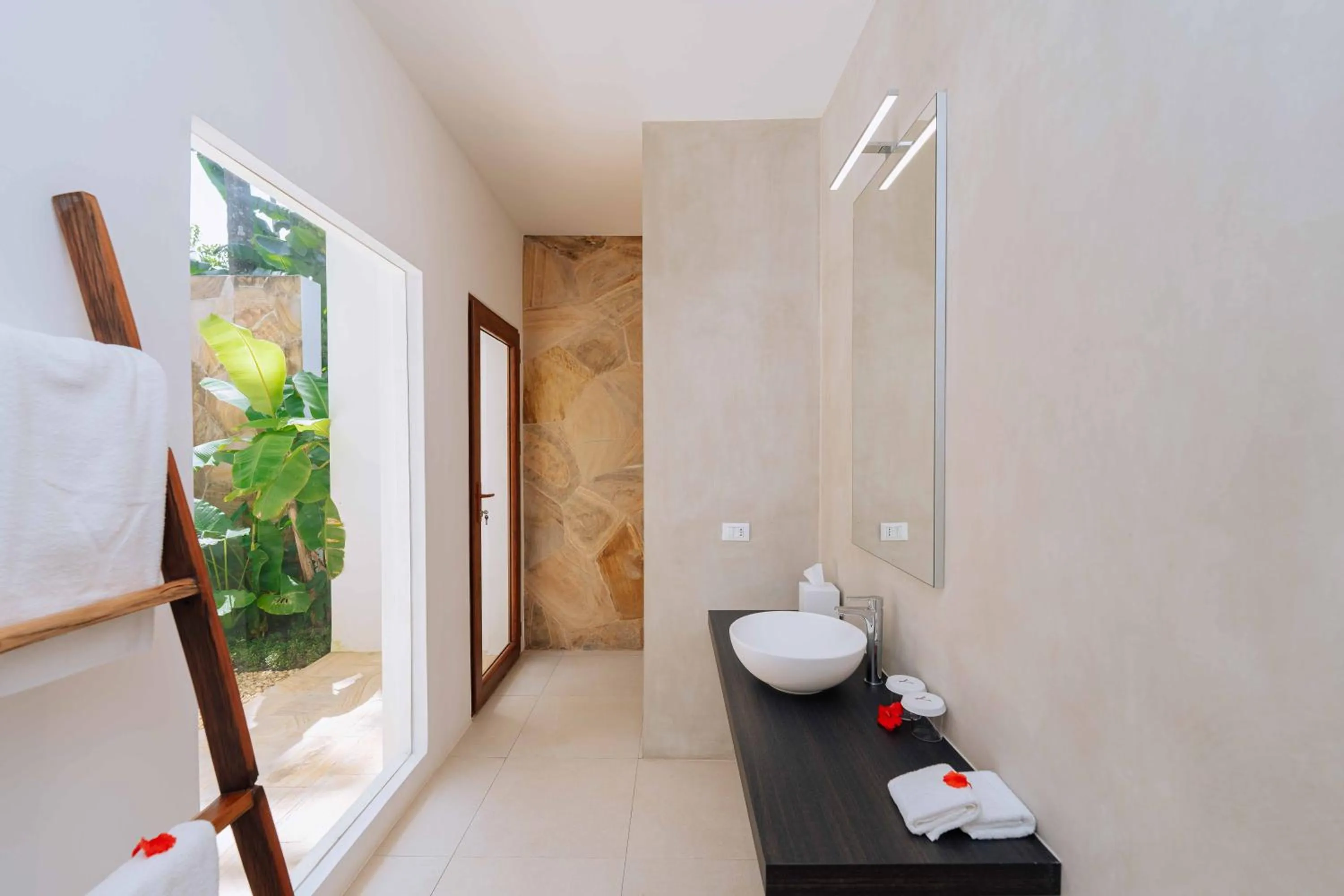 Bathroom in Ycona Eco-Luxury Resort, Zanzibar