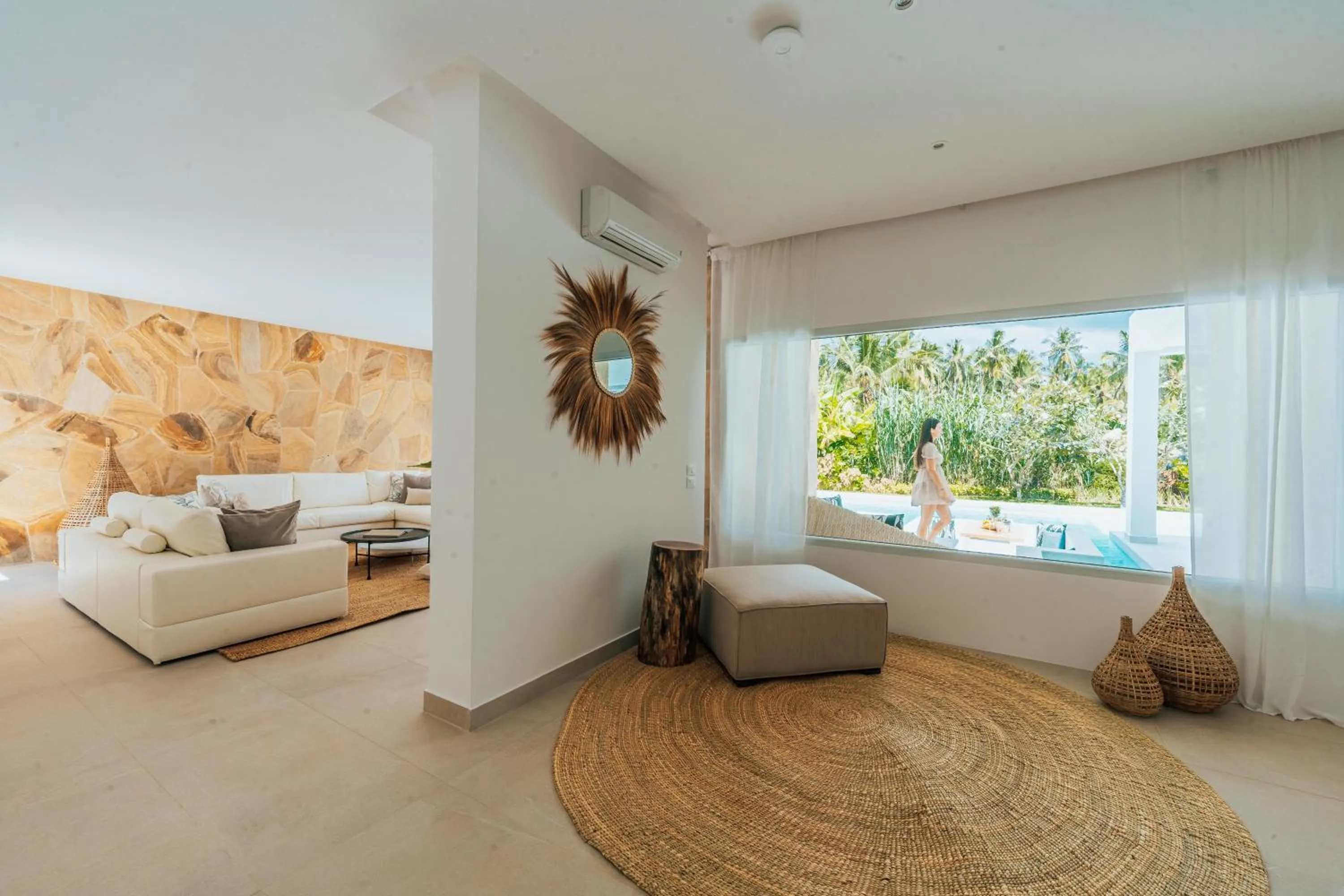 Living room in Ycona Eco-Luxury Resort, Zanzibar