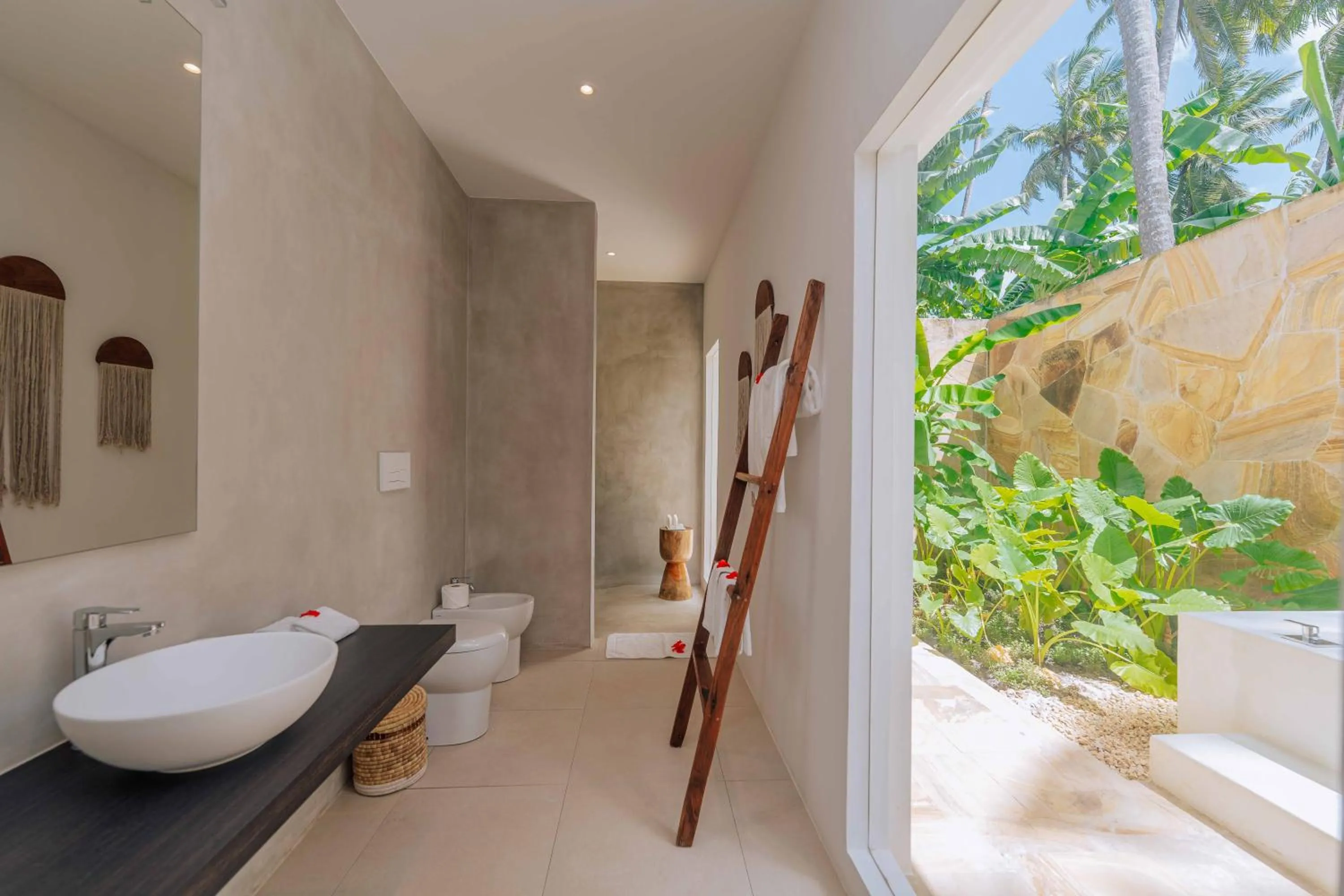 Bathroom in Ycona Eco-Luxury Resort, Zanzibar