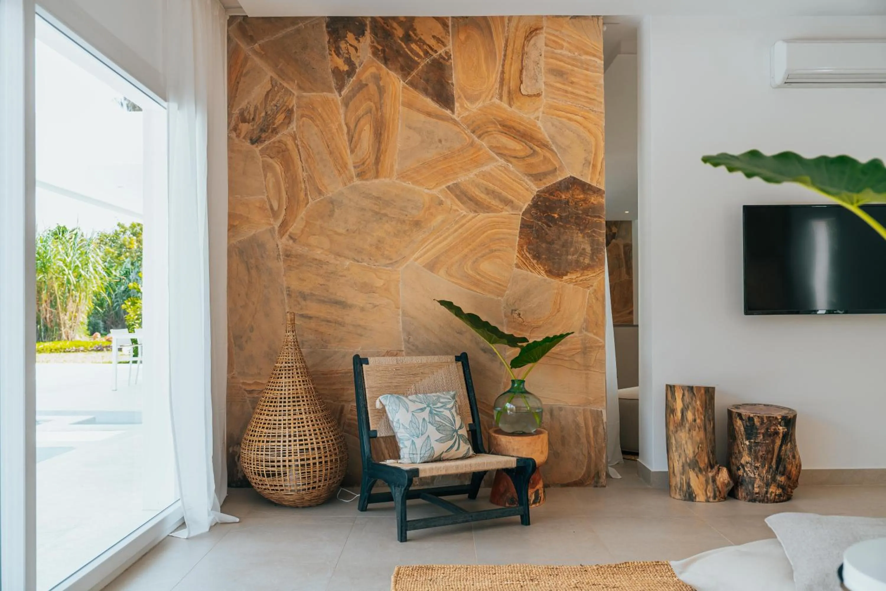 Decorative detail in Ycona Eco-Luxury Resort, Zanzibar