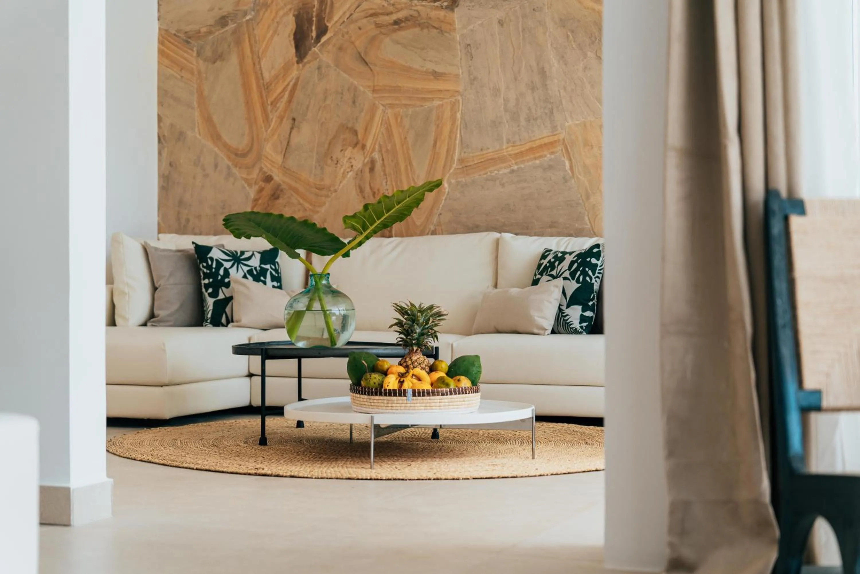 Living room in Ycona Eco-Luxury Resort, Zanzibar