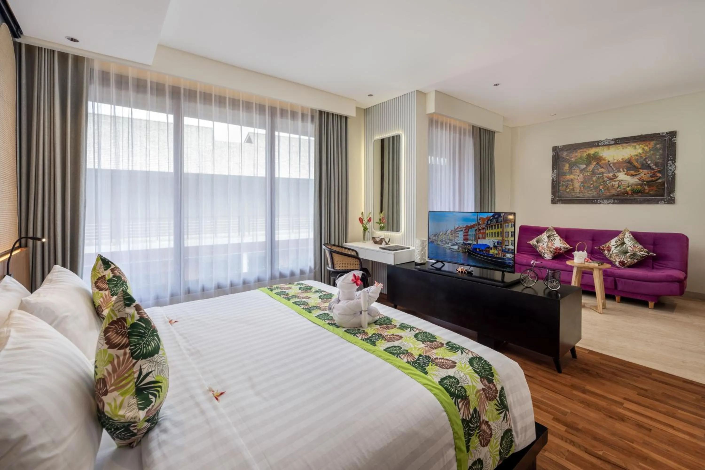 Bed in Mokko Suites Batubelig