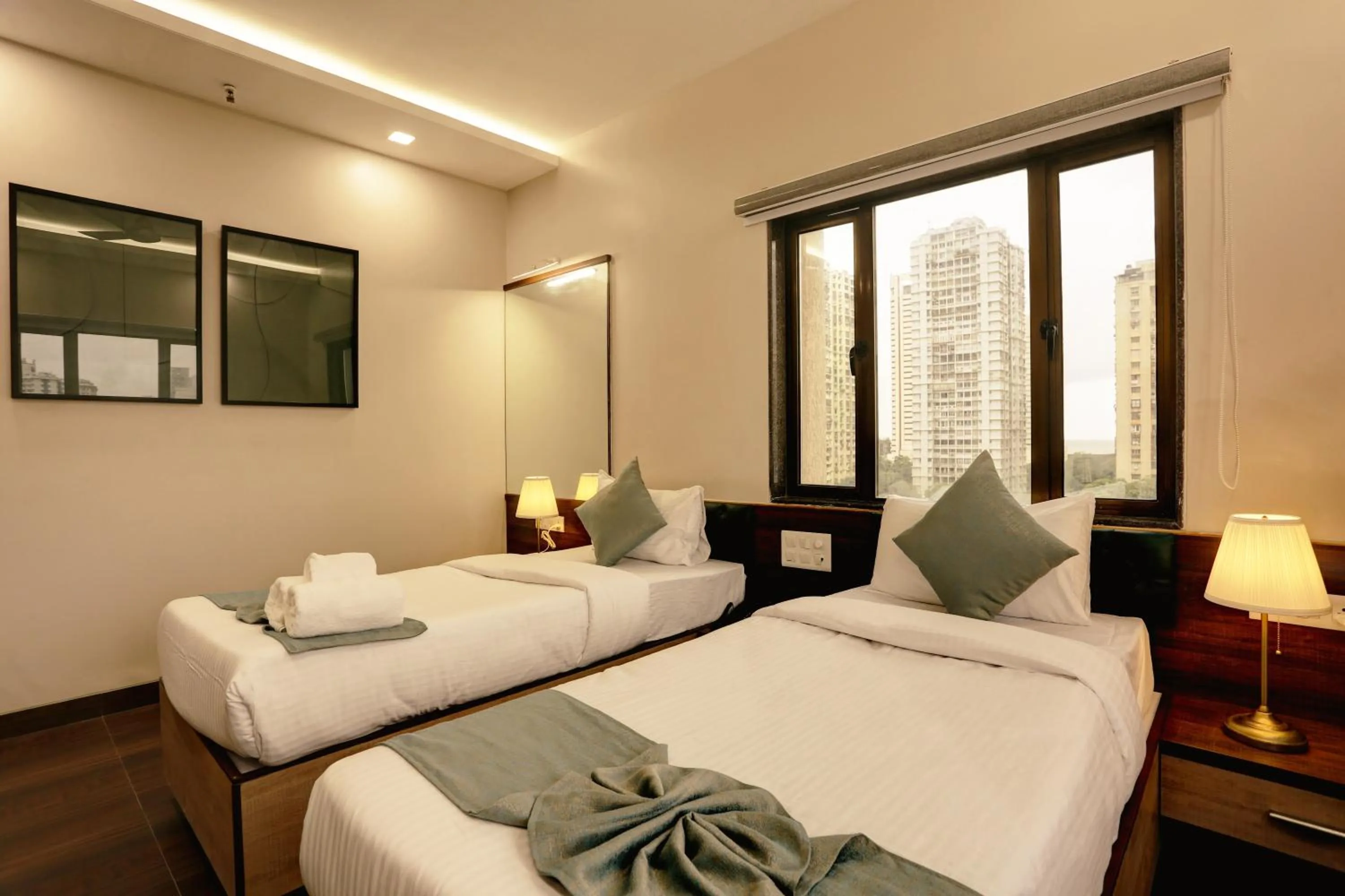 Bed in Hotel Ozone Inn Colaba