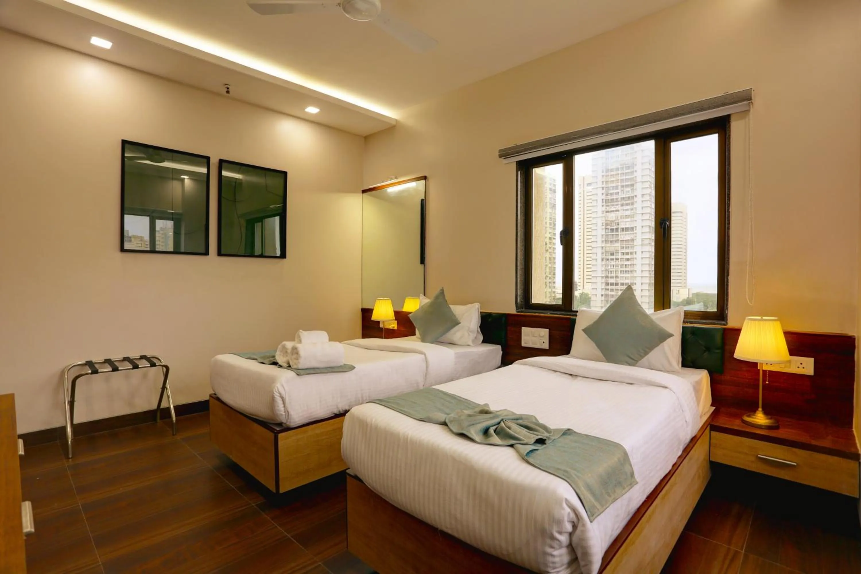 Bed in Hotel Ozone Inn Colaba