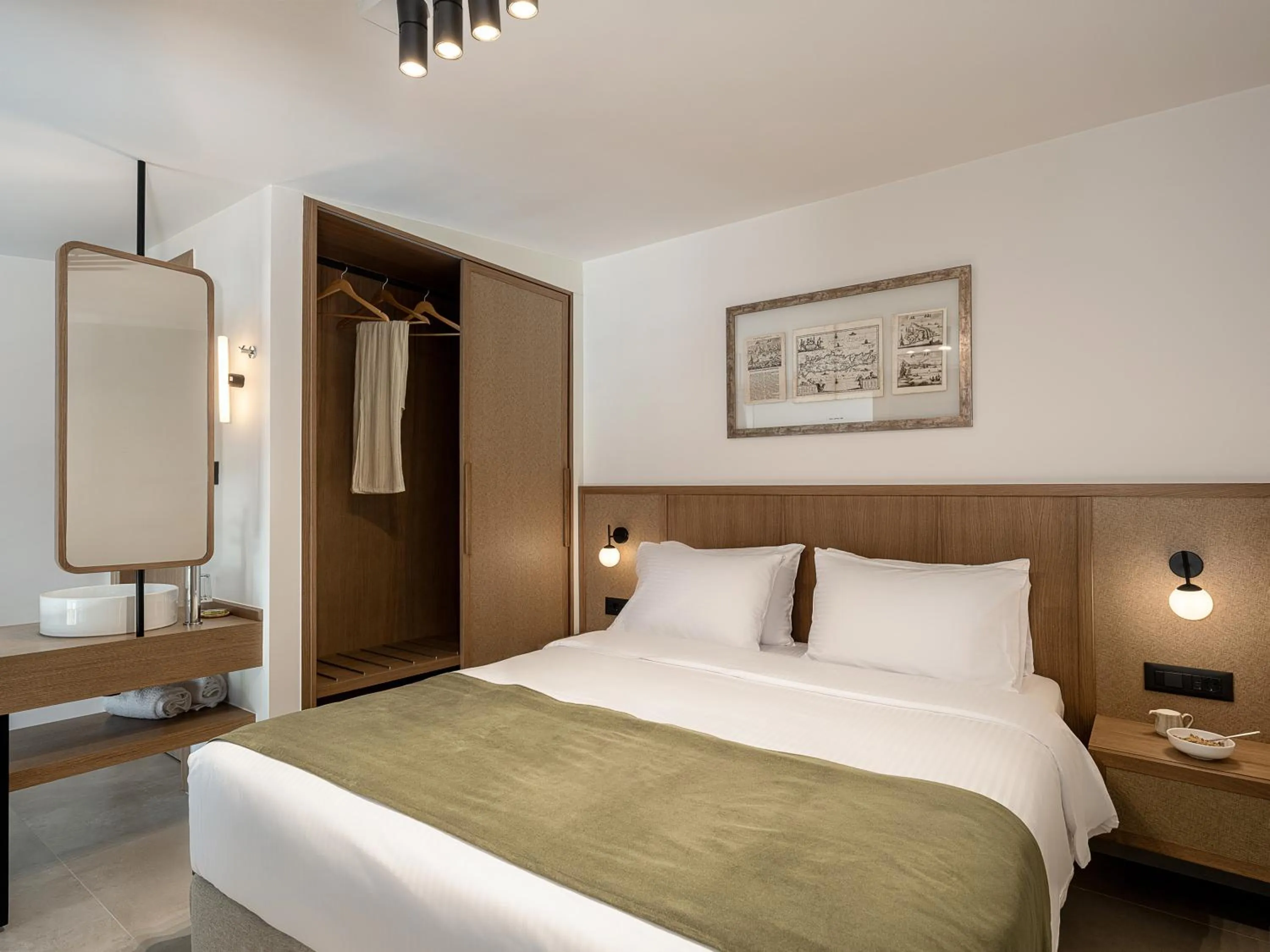 Bedroom, Bed in Inea Sole Boutique Hotel