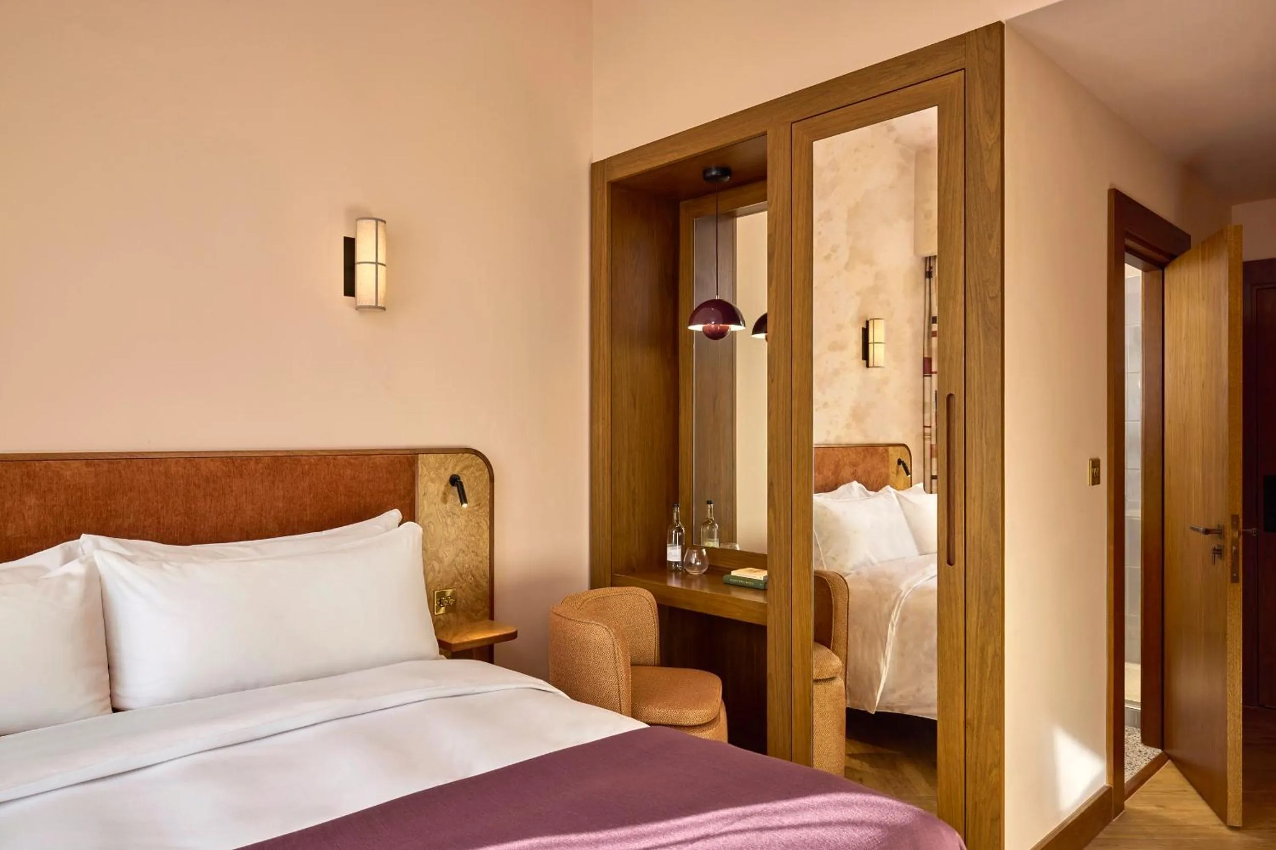 Bed in Sir Devonshire Square Hotel, part of Sircle Collection