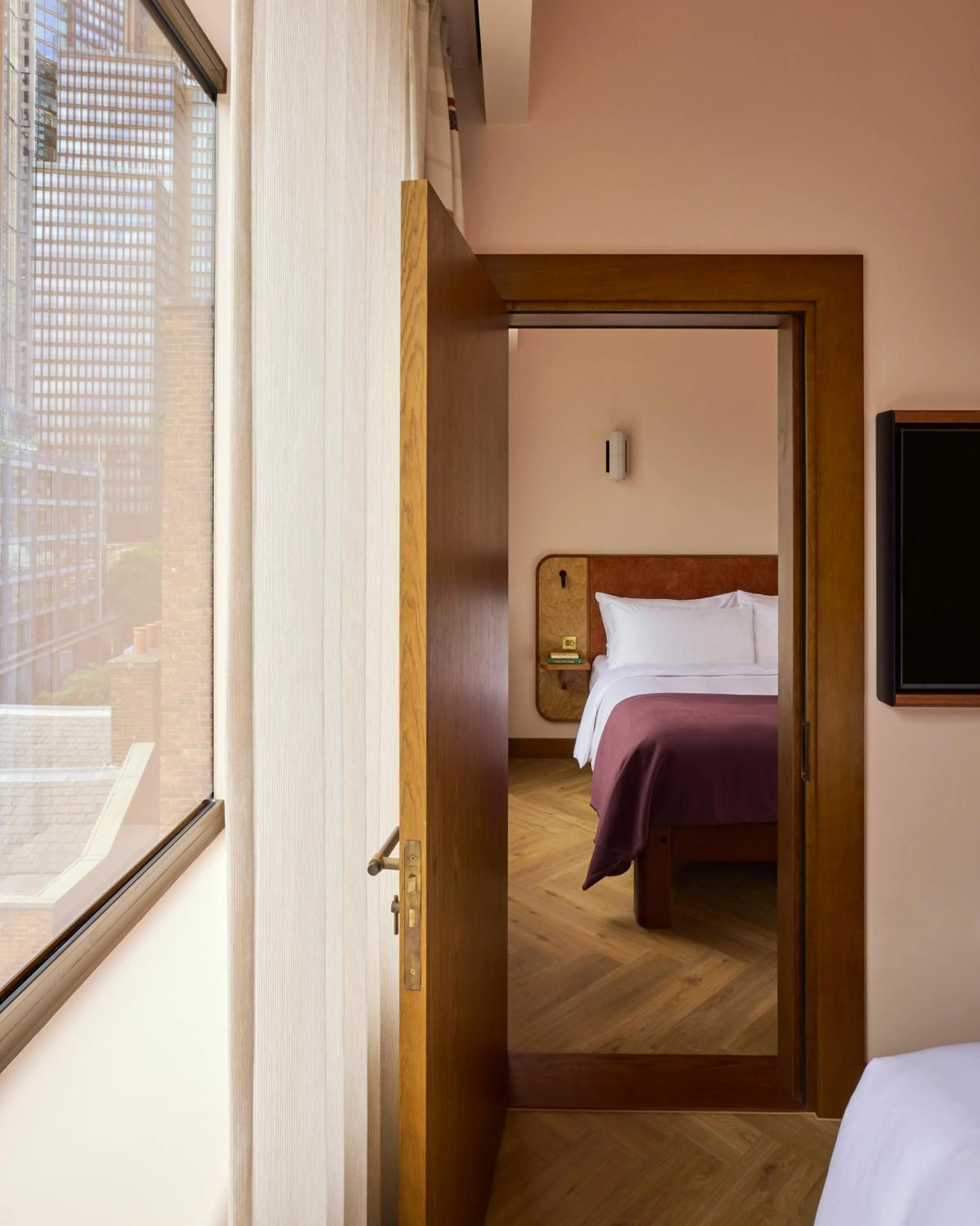 Bedroom, Bed in Sir Devonshire Square Hotel, part of Sircle Collection