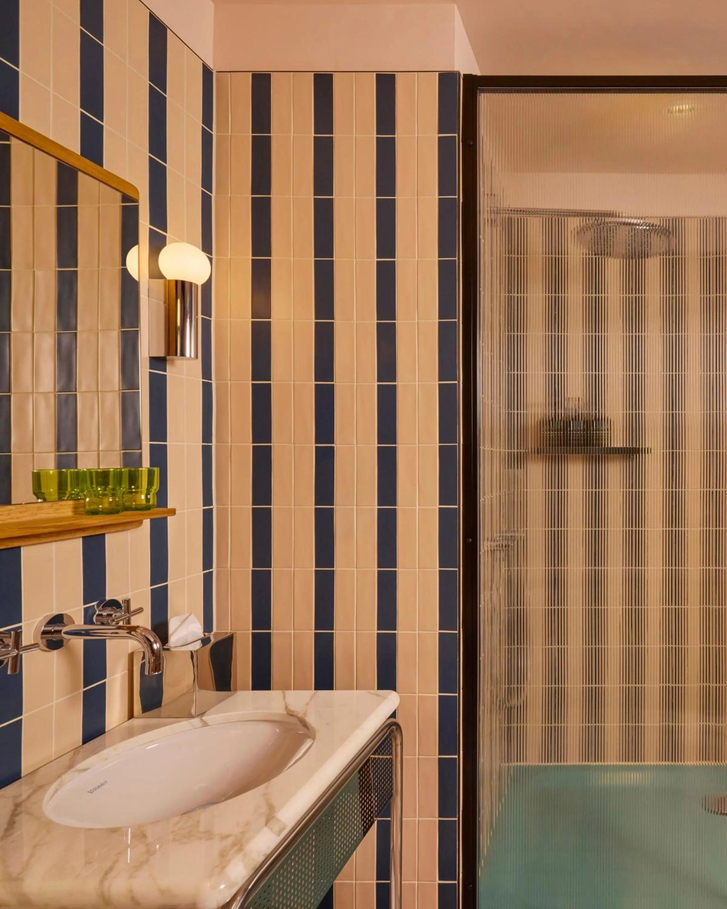 Shower in Sir Devonshire Square Hotel, part of Sircle Collection