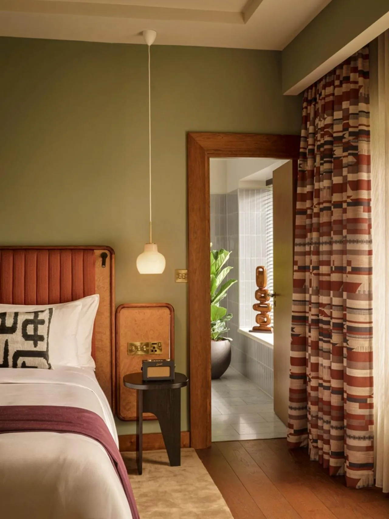 Bedroom, Bed in Sir Devonshire Square Hotel, part of Sircle Collection