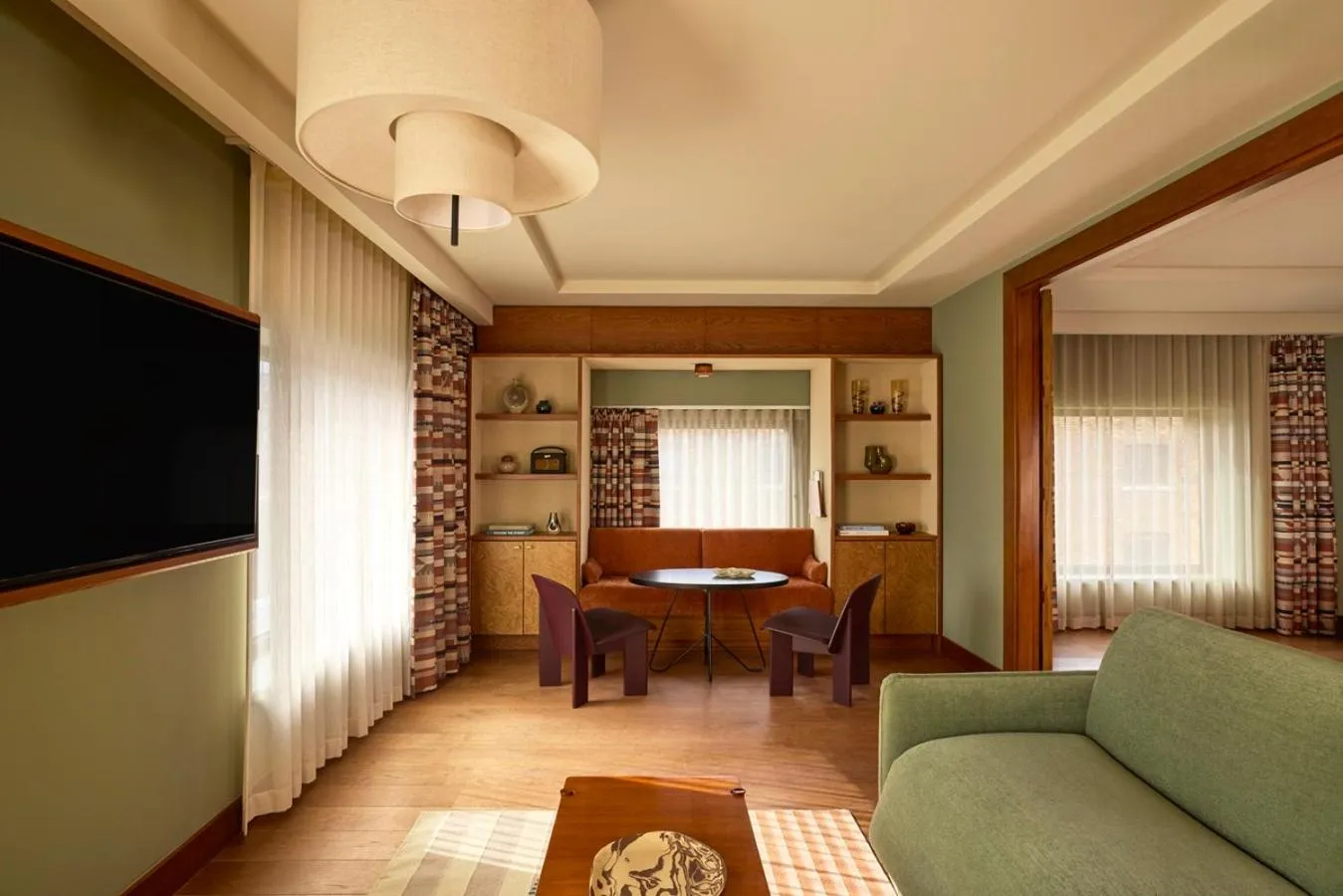 Living room in Sir Devonshire Square Hotel, part of Sircle Collection