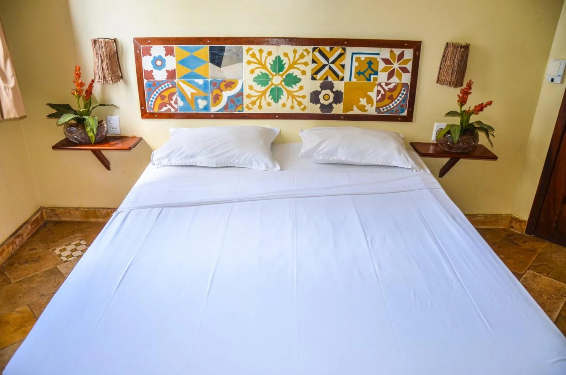 Bed in Pousada Fortal Villa Praia