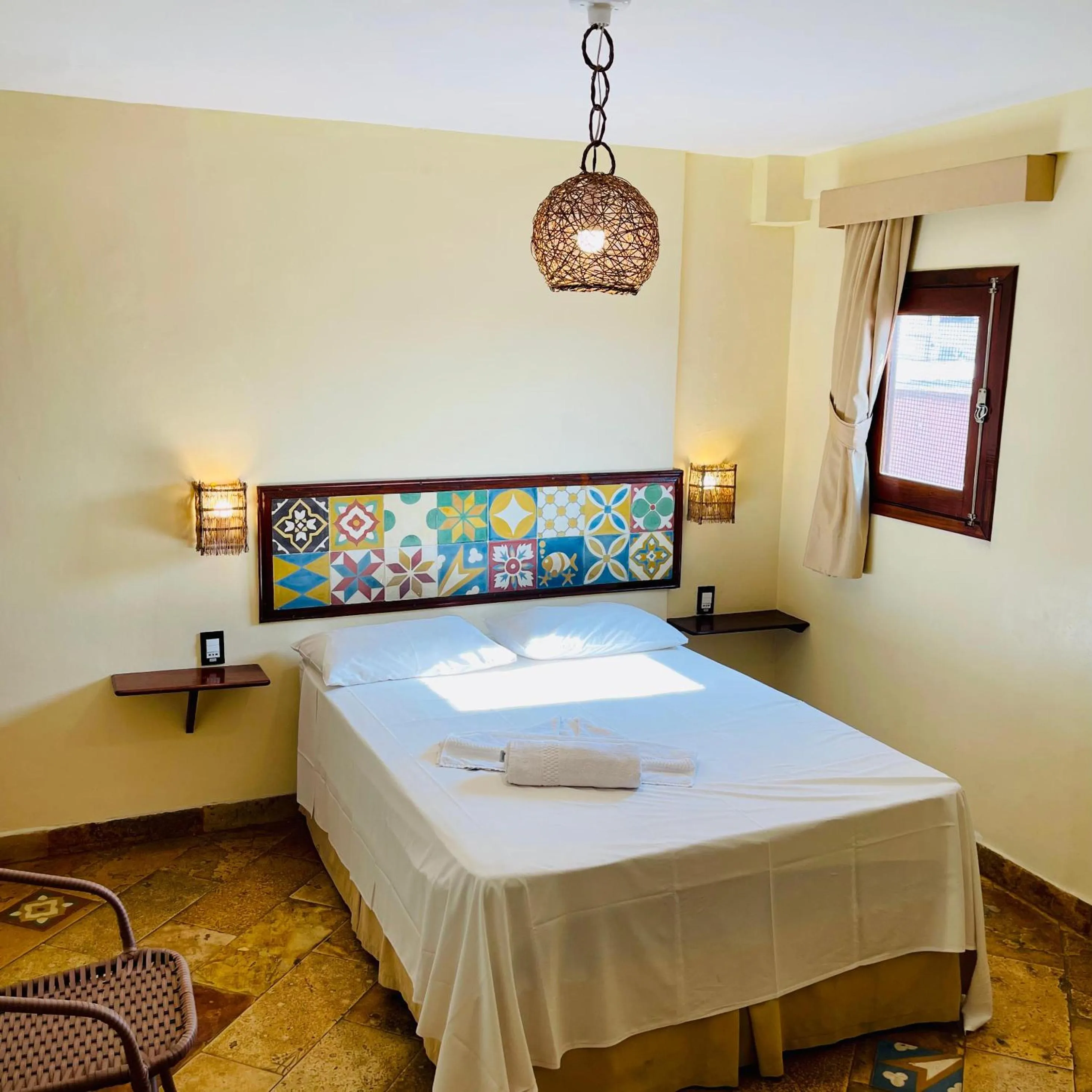 Bed in Pousada Fortal Villa Praia