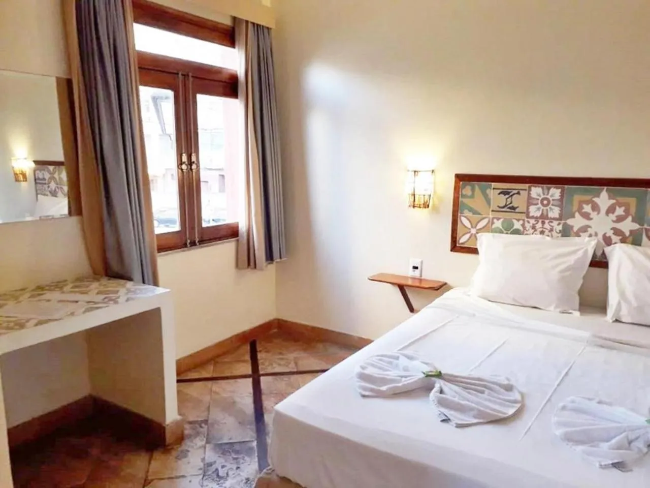 Bed in Pousada Fortal Villa Praia