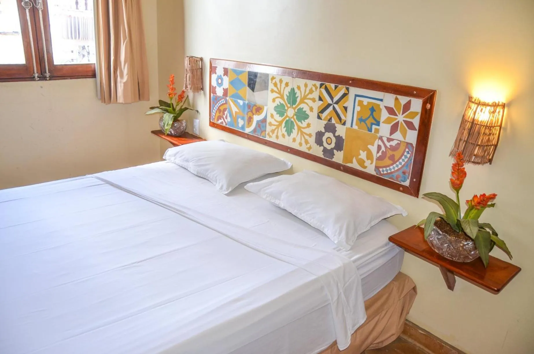 Bedroom, Bed in Pousada Fortal Villa Praia