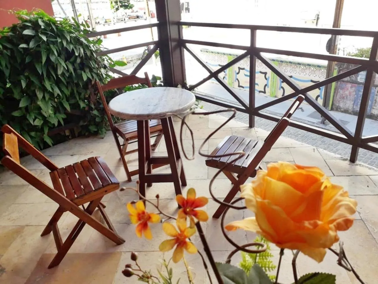 Balcony/Terrace in Pousada Fortal Villa Praia