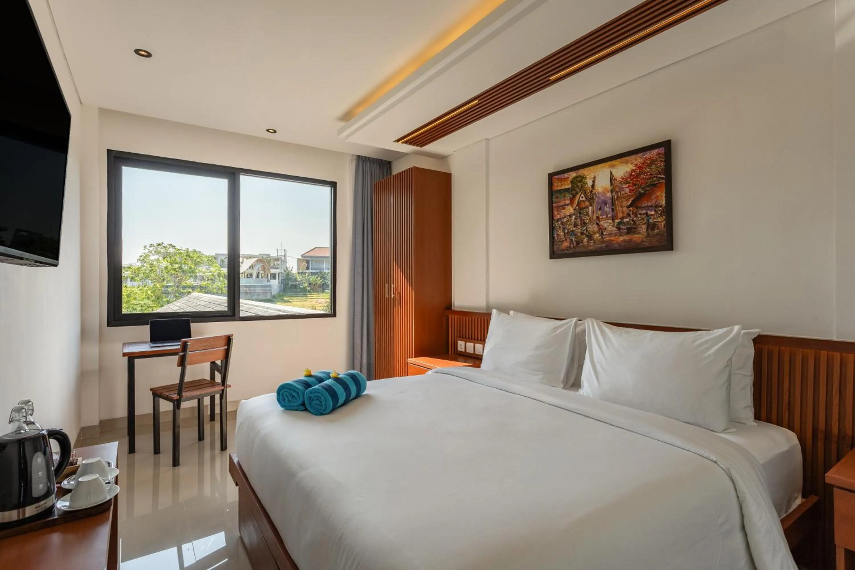 Coffee/tea facilities, Bed in Paripadi Studio Canggu