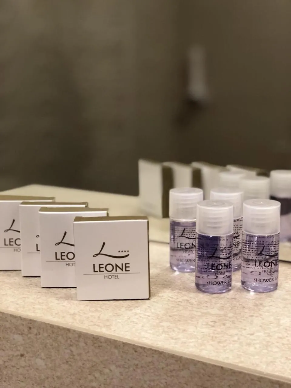 Shower in Hotel Leone